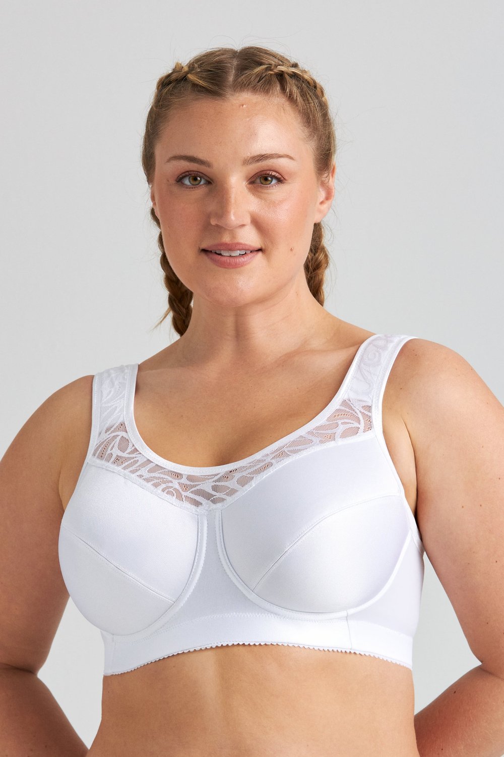 Cotton simplex bra