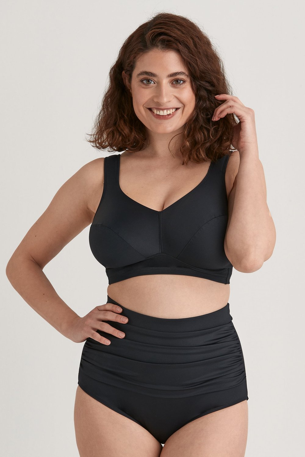 Maya bikini panty with extra high waist