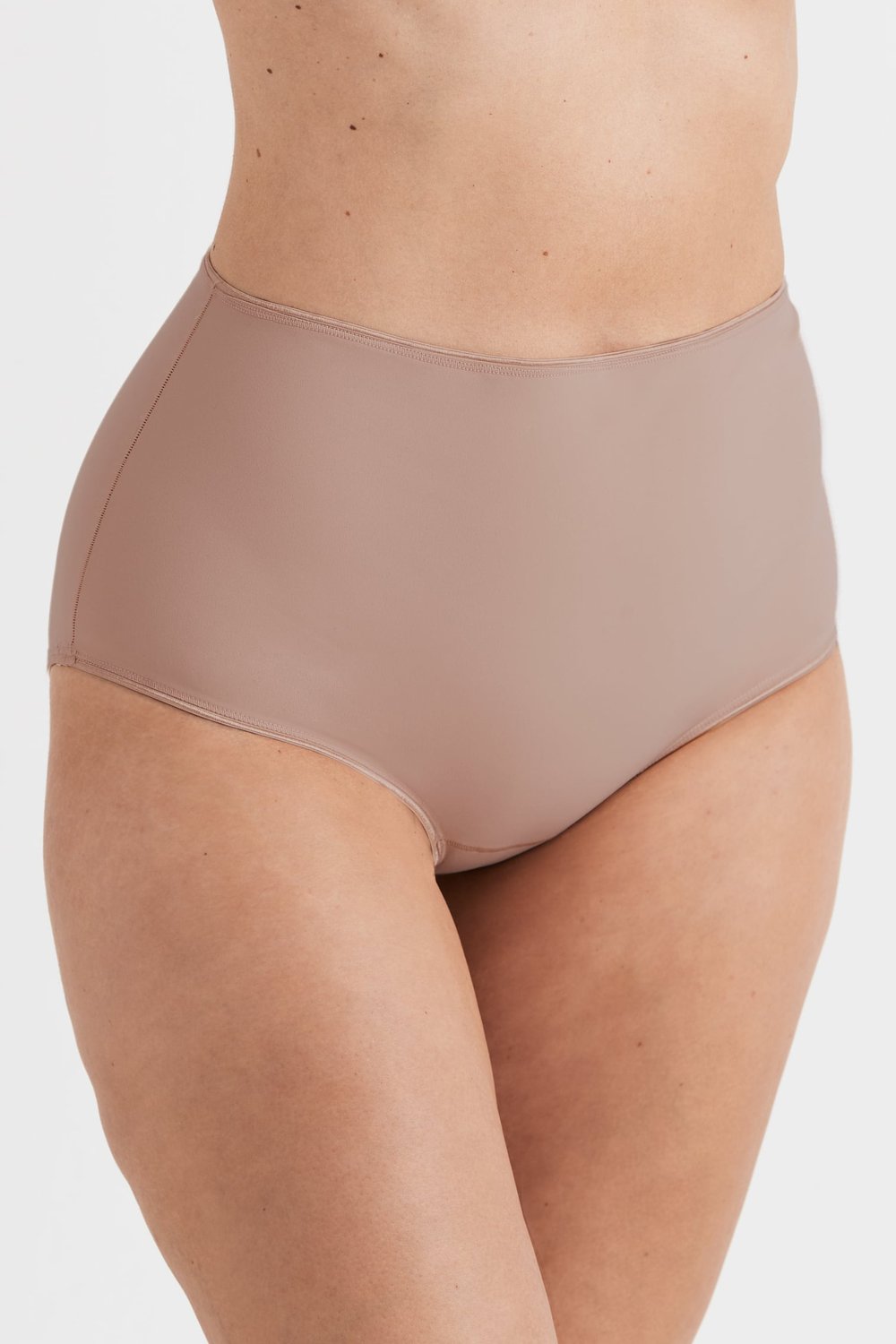 4-pack Recycled Comfort maxi panty Taupe