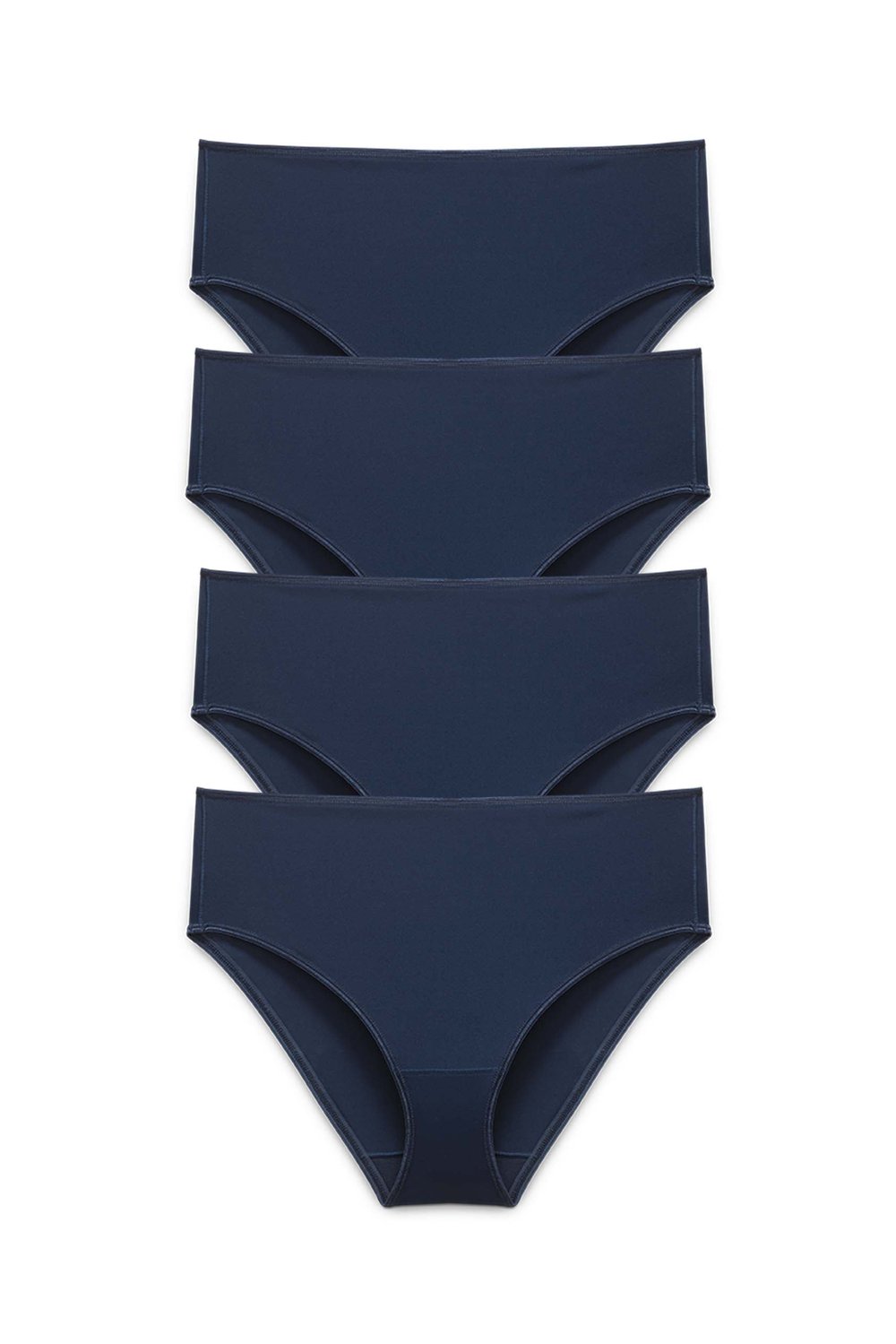 4-pack Recycled Comfort midi panty dark blue