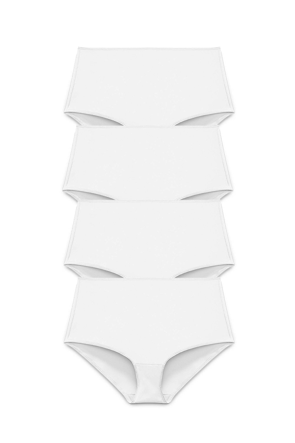 4-pack Recycled Comfort maxi panty white