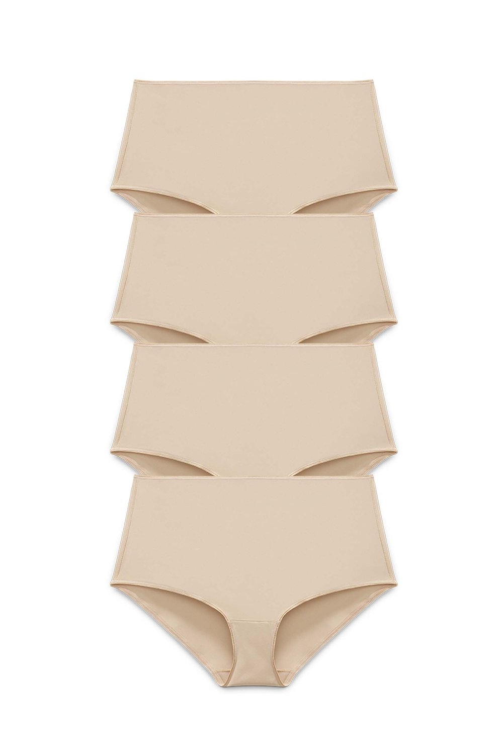 4-pack Recycled Comfort maxi panty beige