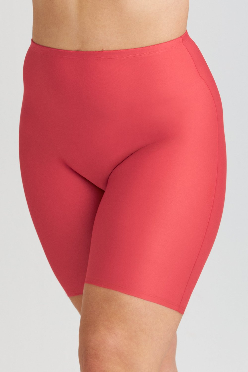 Cool Sensation panty with long legs & hem seam - Front-Lined