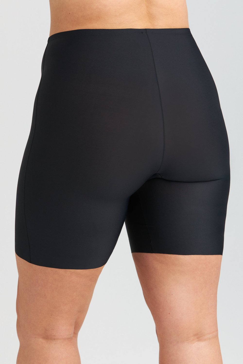 4-pack Cool Sensation panty with long legs - Front-Lined black