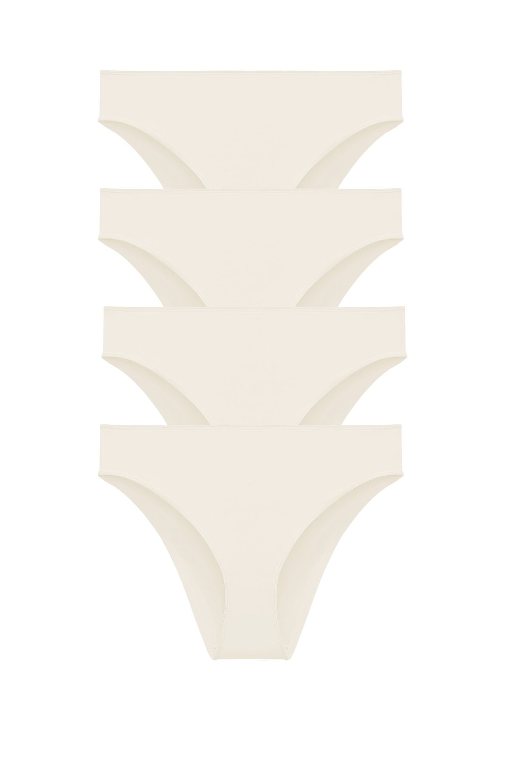 4-pack Recycled Comfort brazilian panty champagne