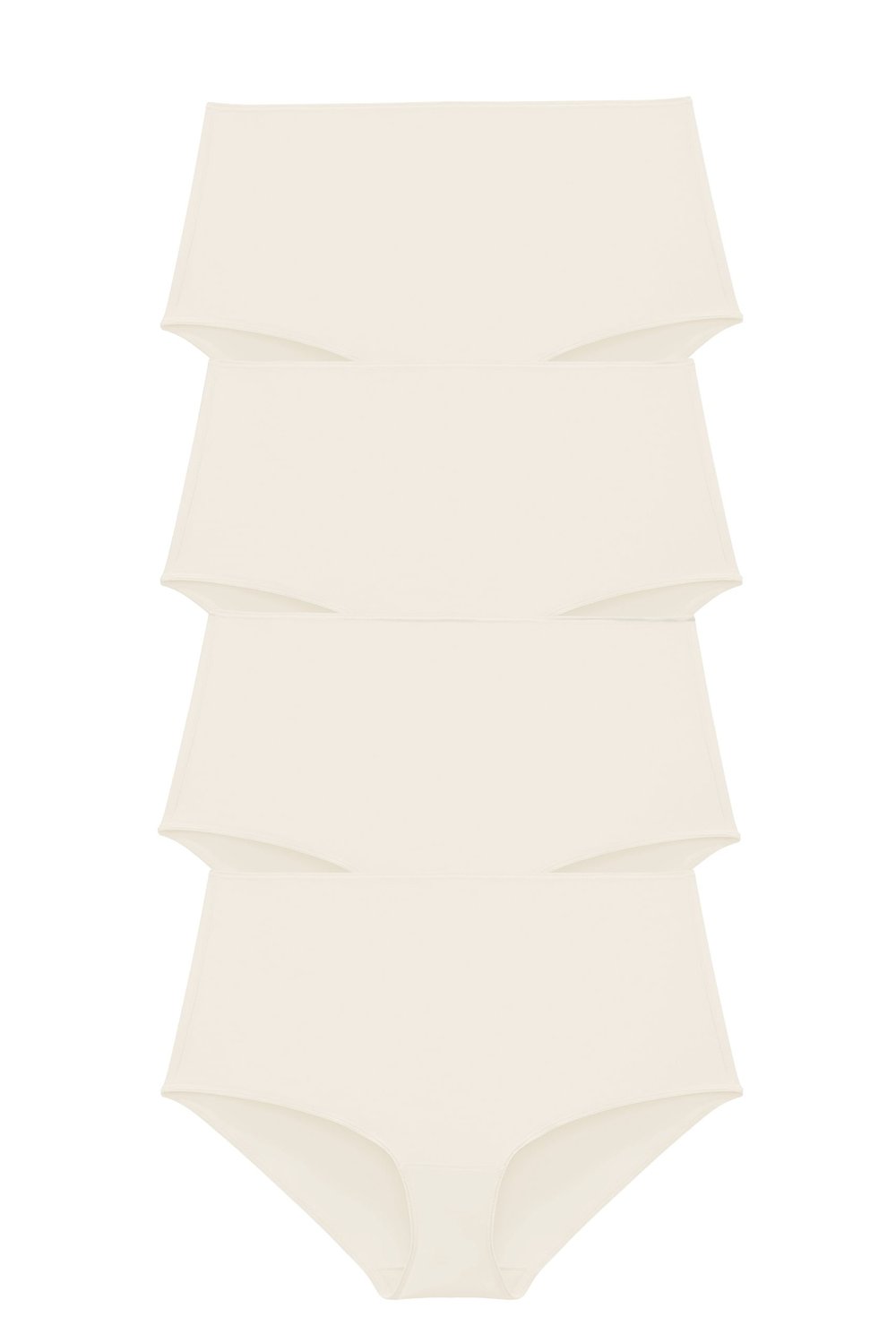 4-pack Recycled Comfort maxi panty champagne