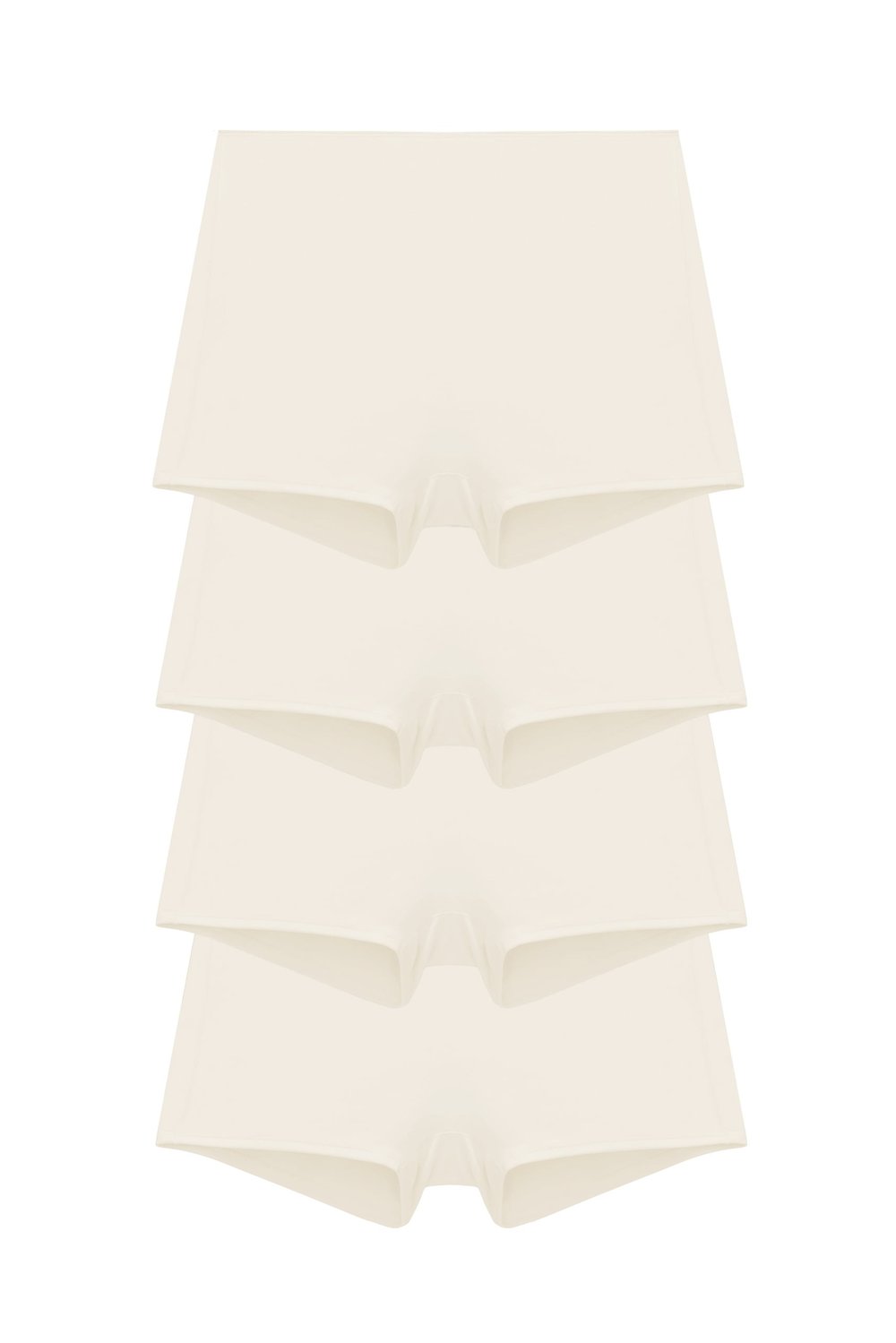4-pack Recycled Comfort shorty panty champagne