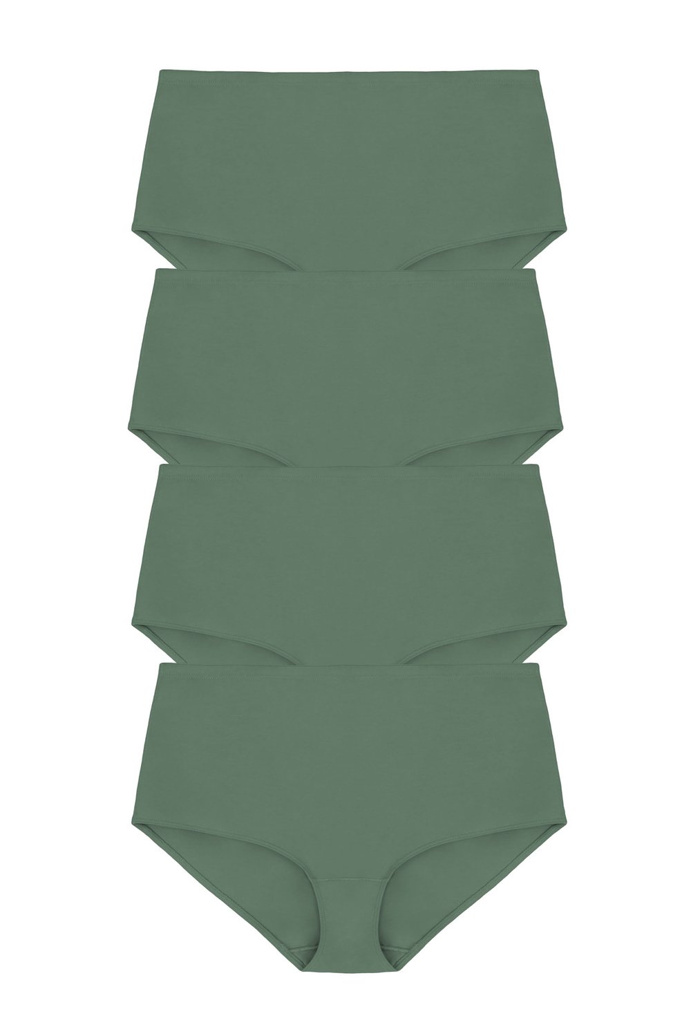 4-pack Organic Cotton maxi panty Green