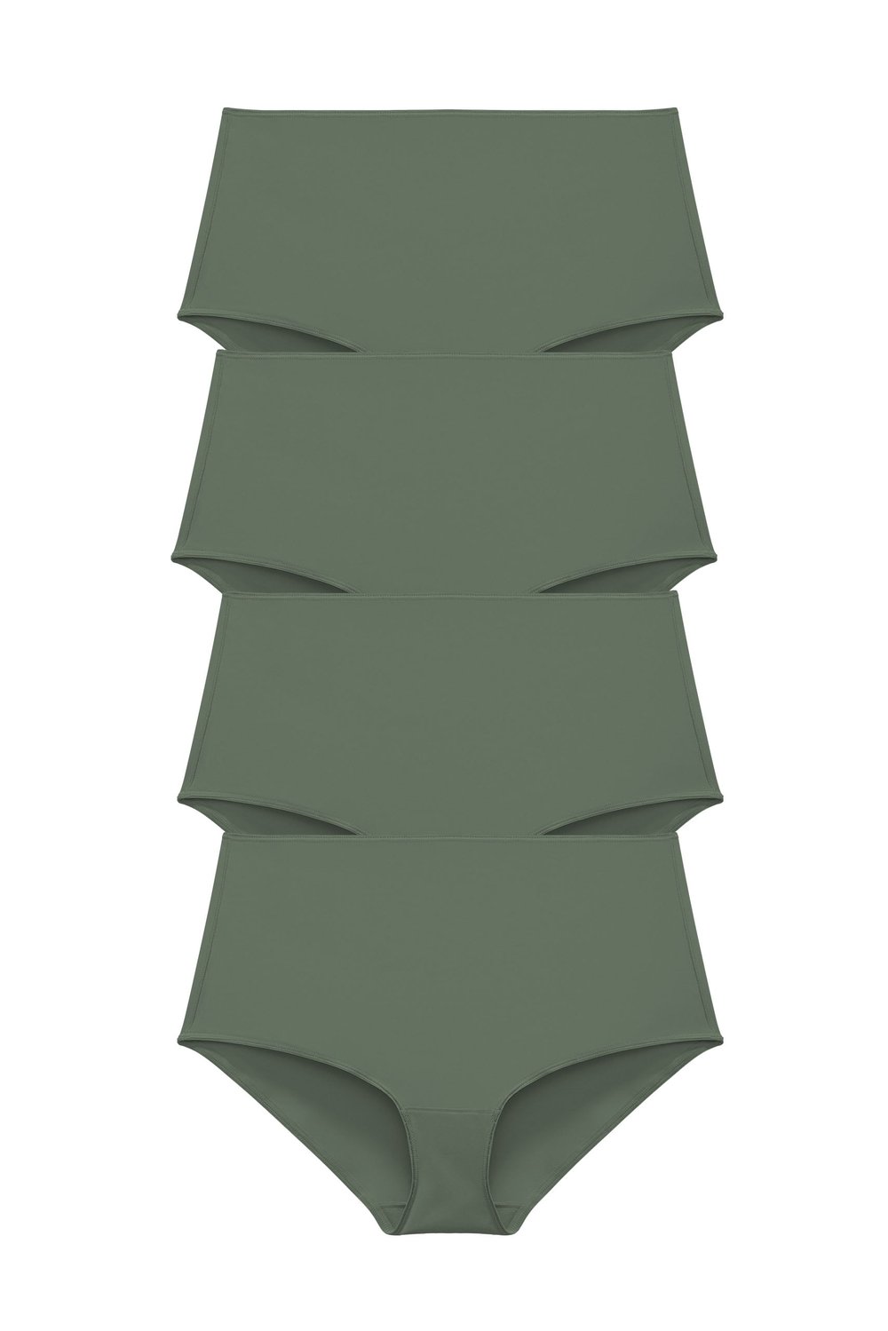 4-pack Recycled Comfort maxi panty Green