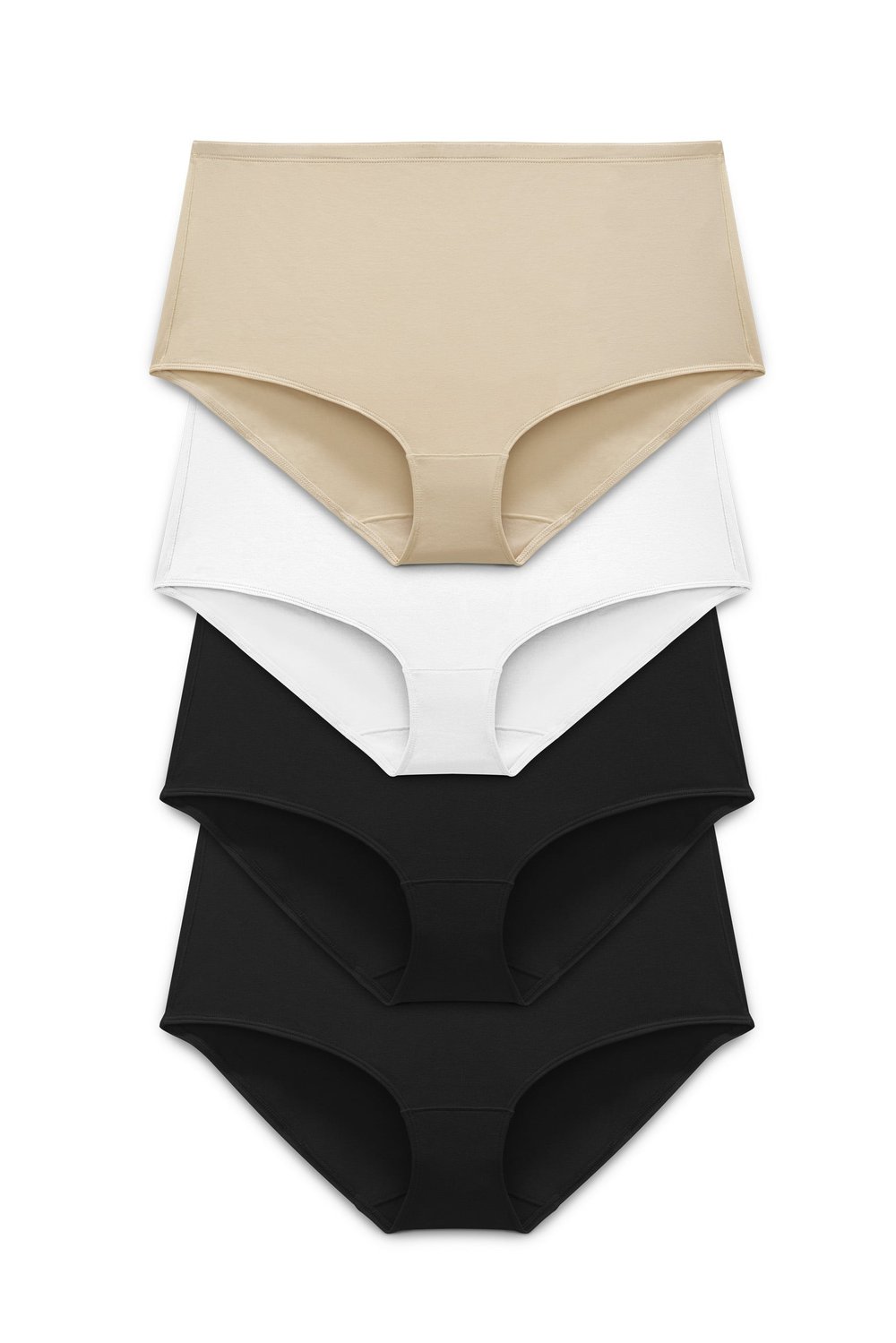 4-pack Organic Cotton maxi panty mixed