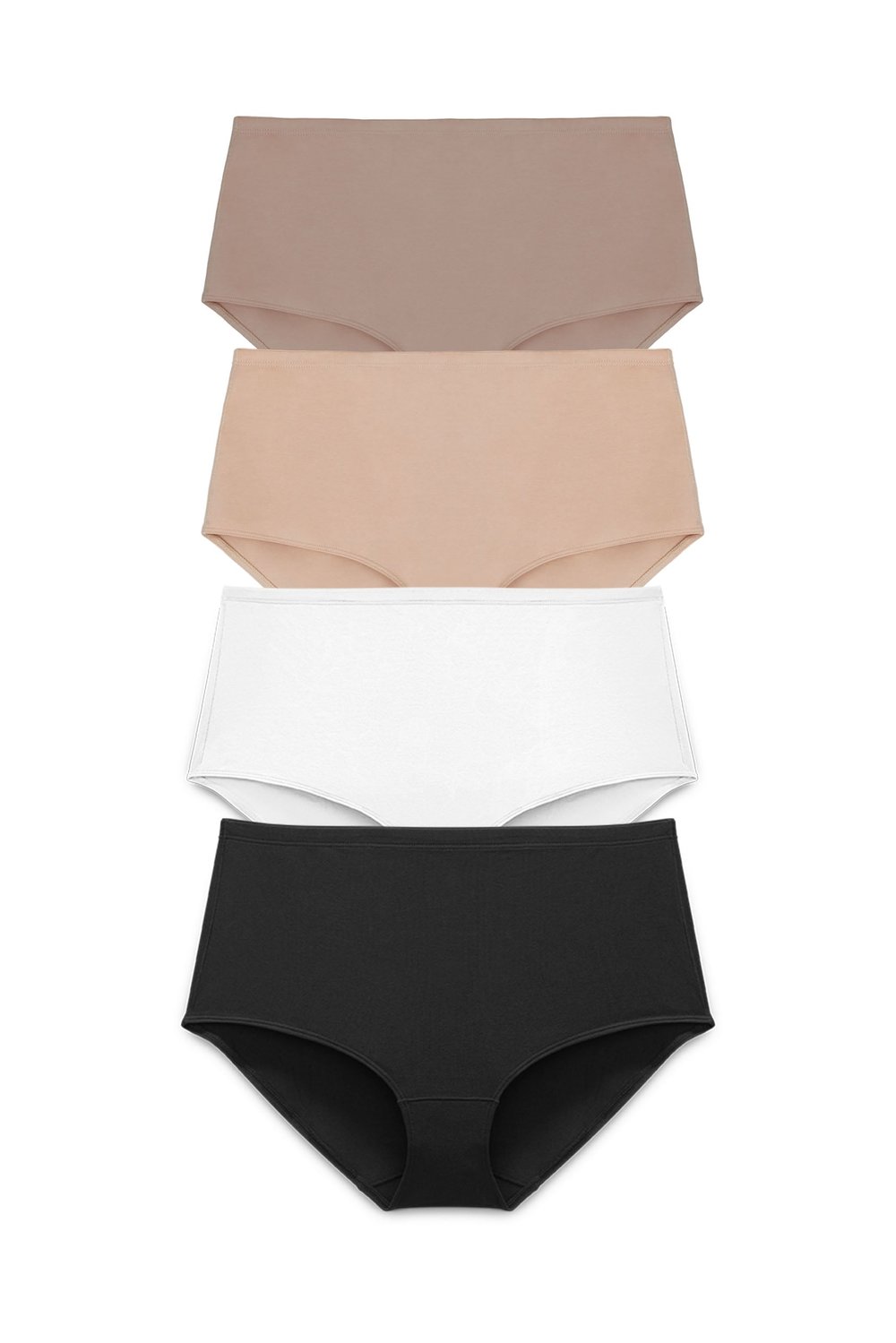 4-pack Organic Cotton maxi panty mixed