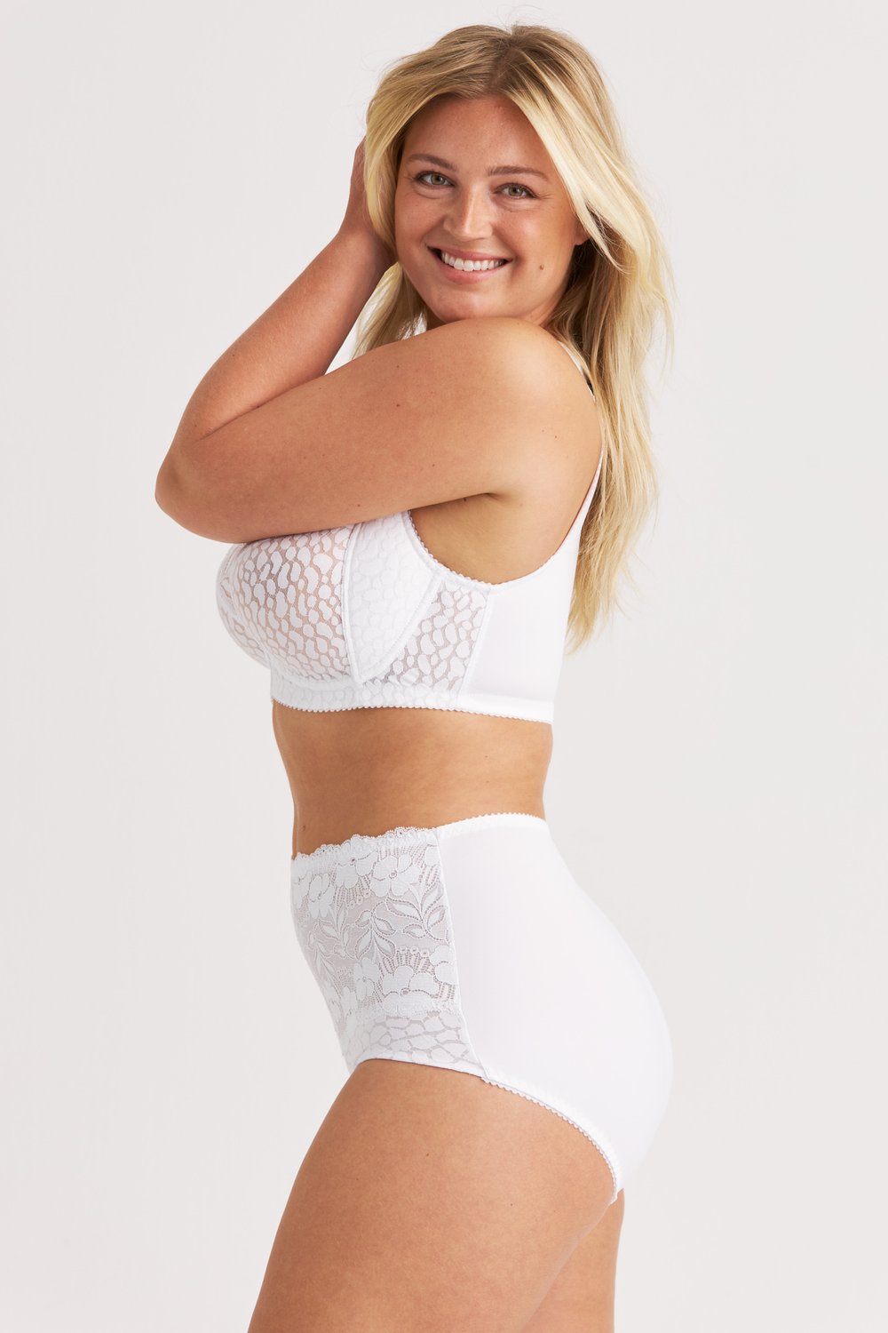 Soutien-gorge Jacquard & Lace à fermeture devant