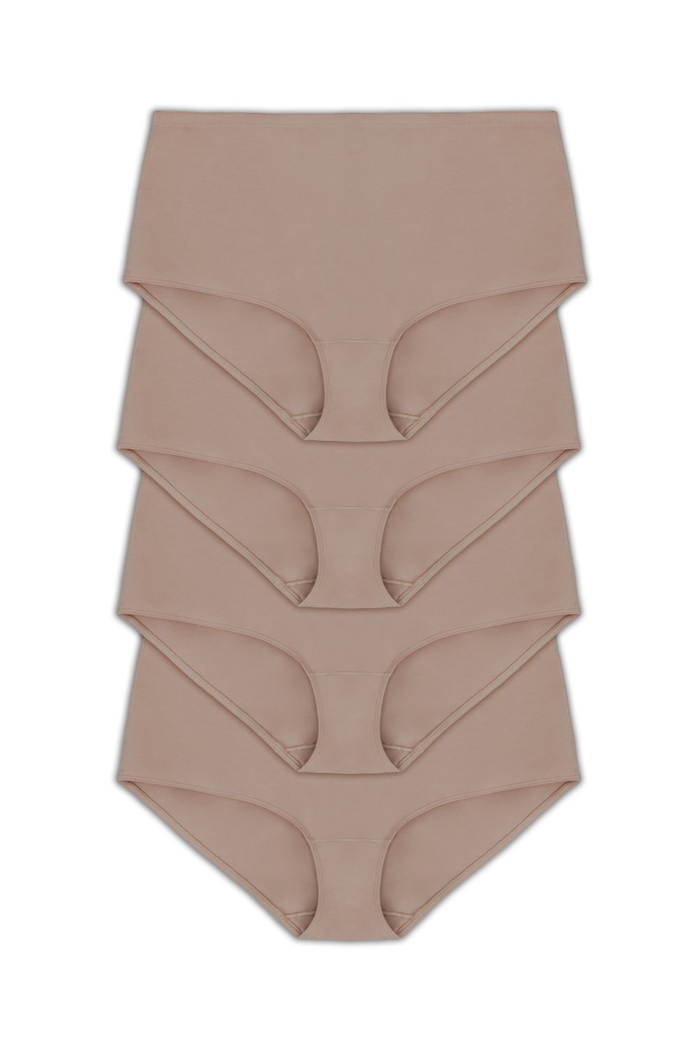 Lot de 4 Culotte maxi ORGANIC COTTON taupe
