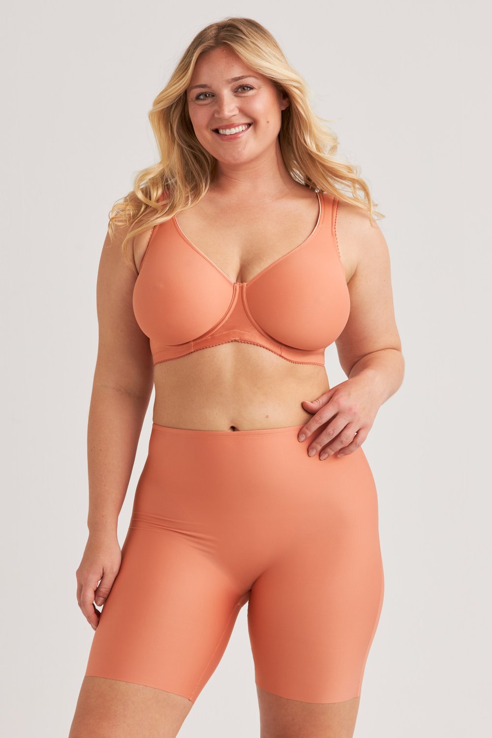 Cool Sensation panty with long legs - Front-Lined