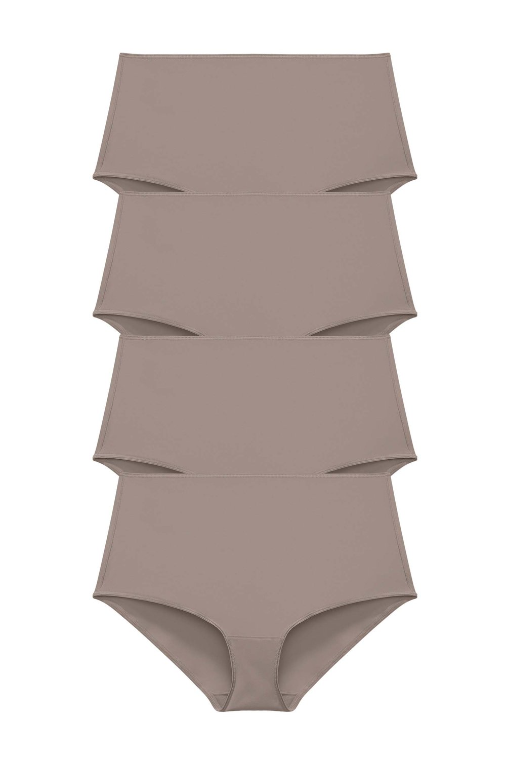 4-pack Recycled Comfort maxi panty Taupe