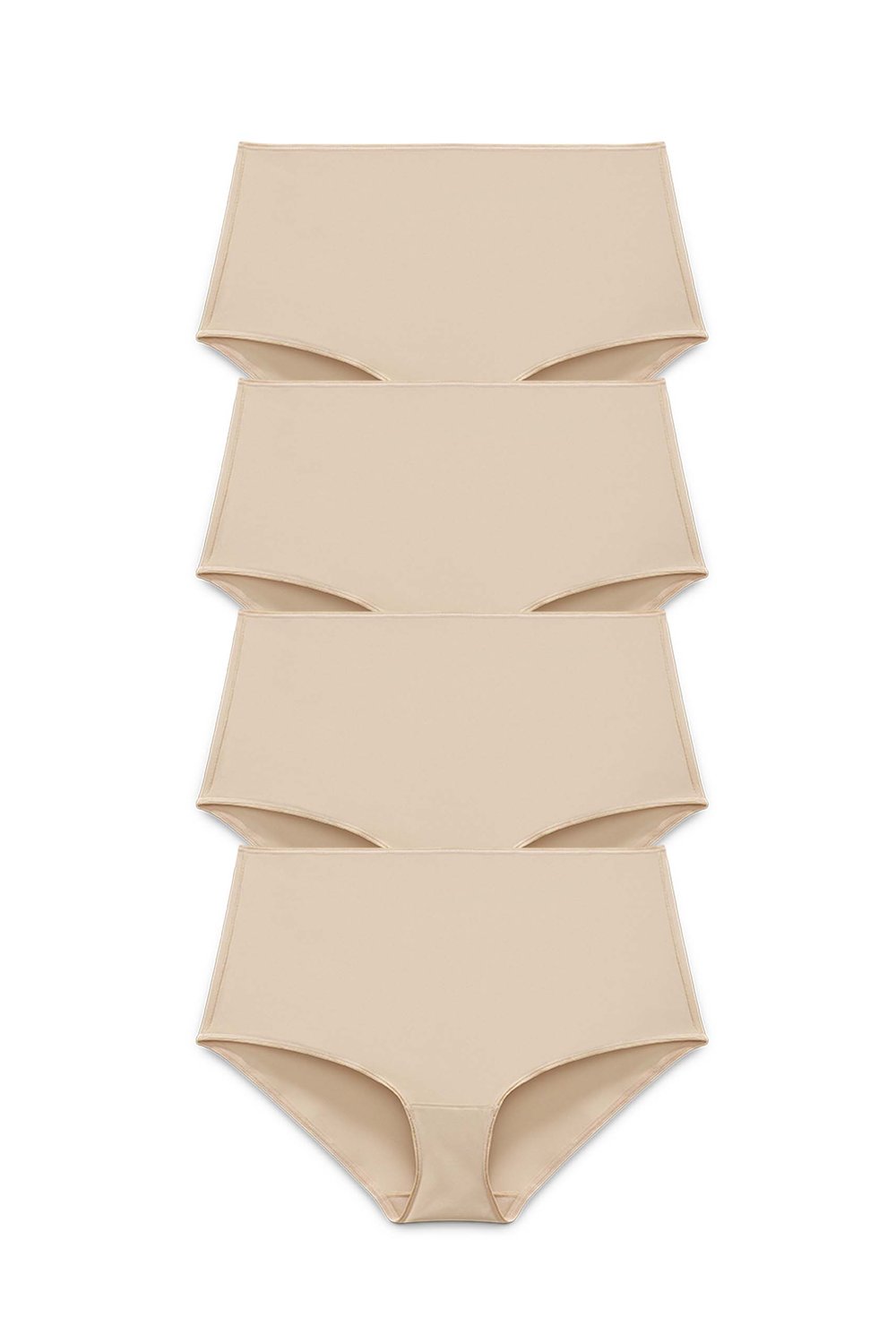 4-pack Recycled Comfort maxi panty beige