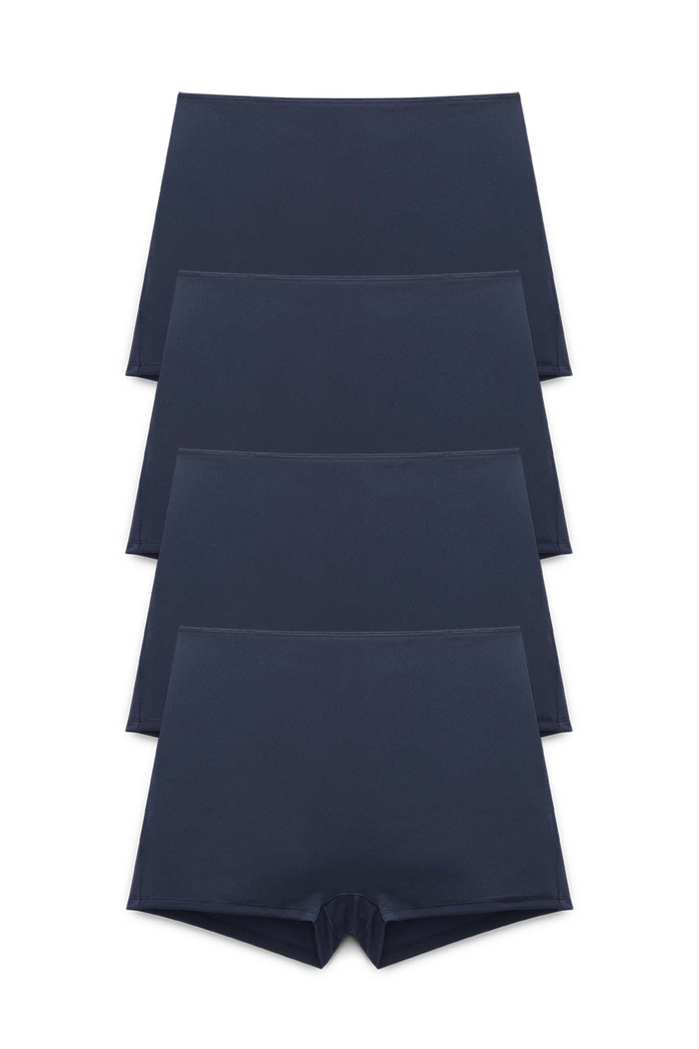 4-pack Recycled Comfort shorty panty dark blue