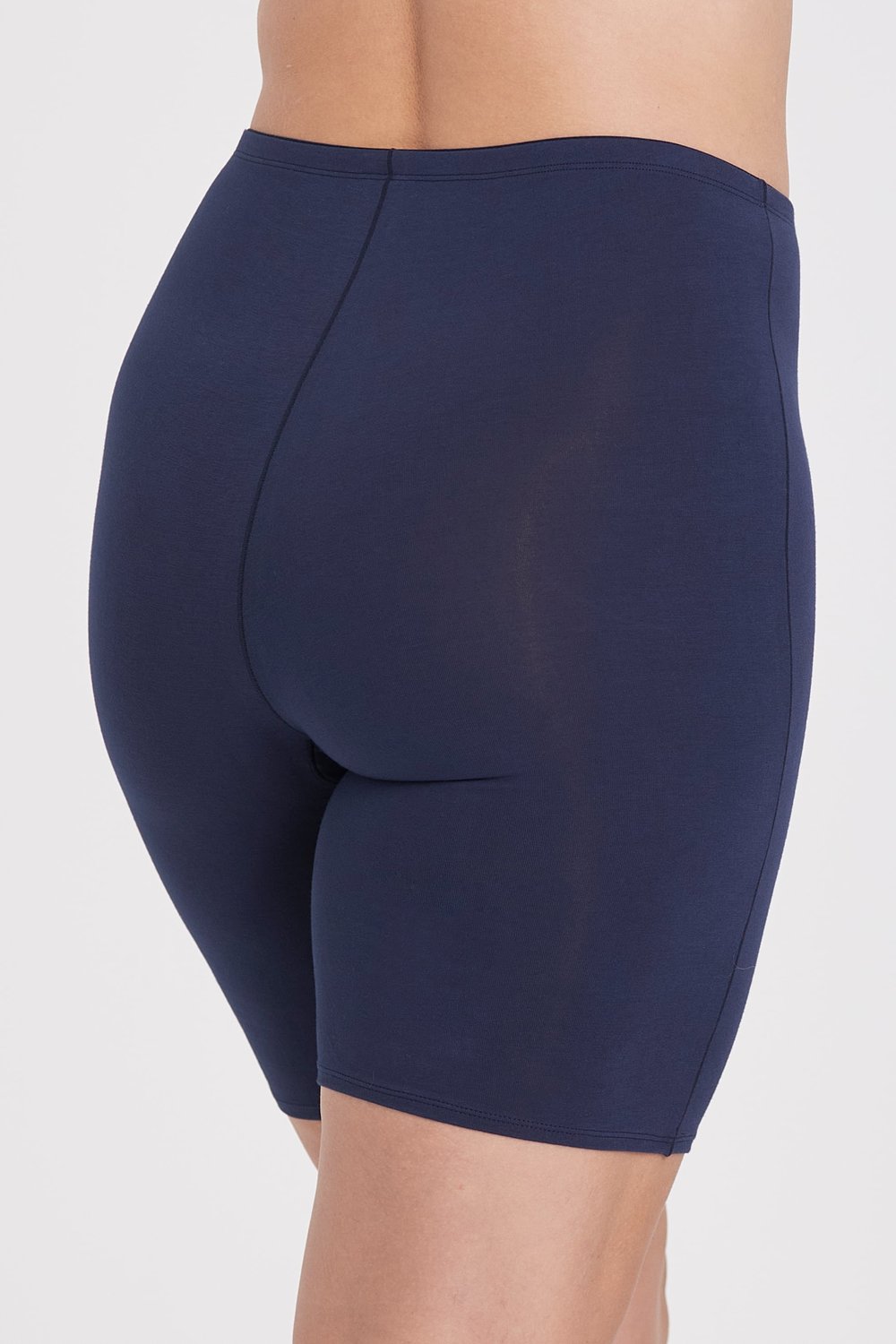 4-pack Organic Cotton panty with long legs dark blue