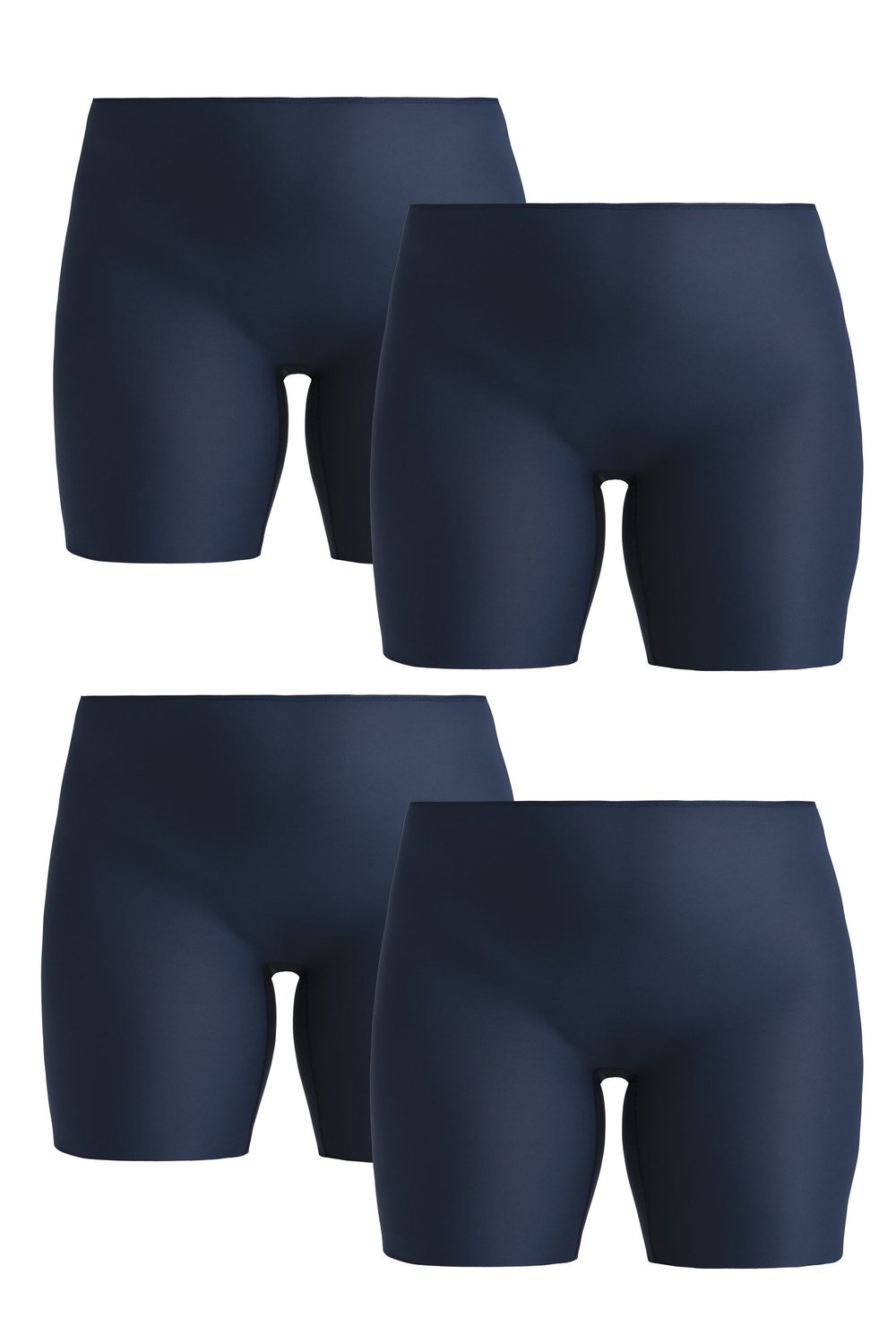 4-pack Cool Sensation panty with long legs dark blue