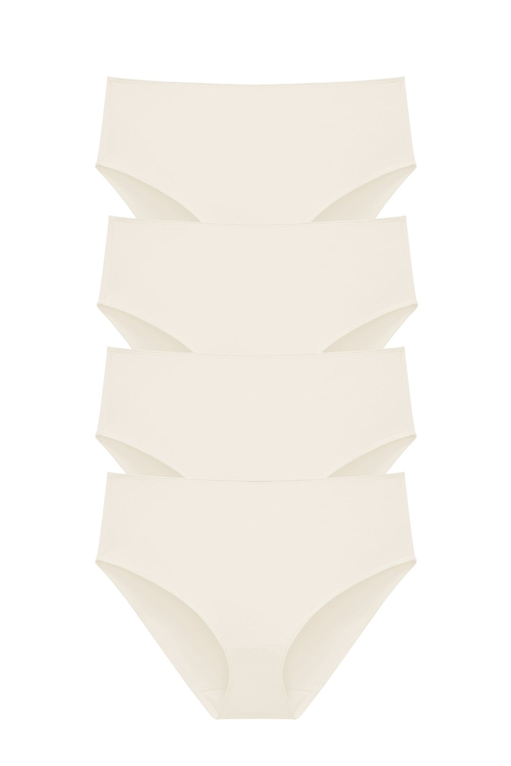 4-pack Recycled Comfort midi panty champagne