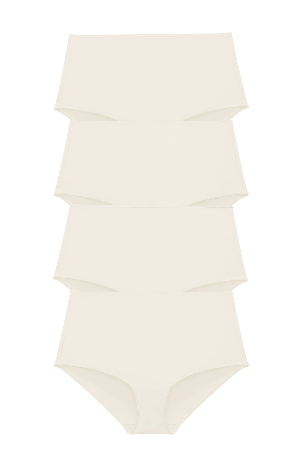 4-pack Recycled Comfort maxi panty champagne