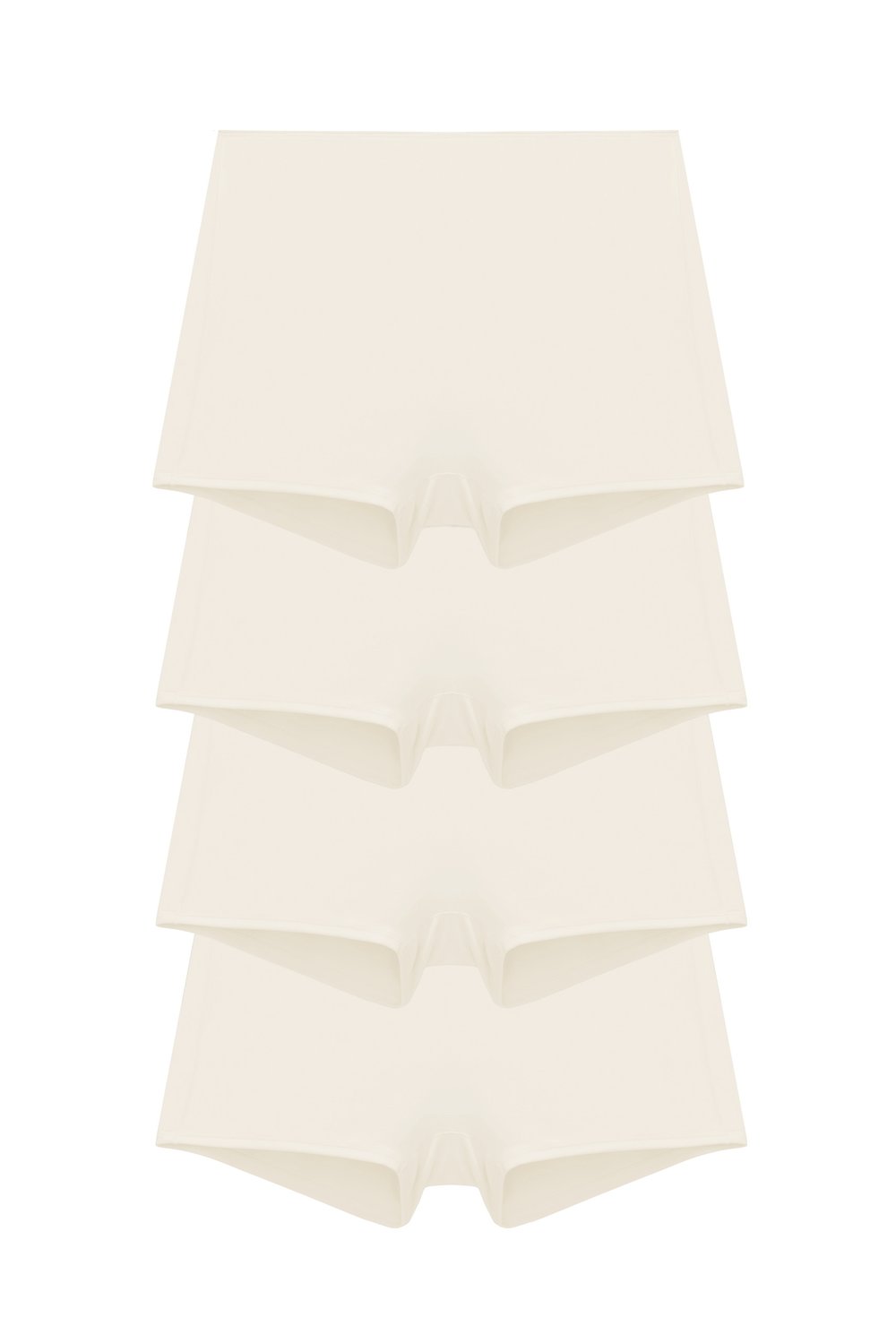 4-pack Recycled Comfort shorty panty champagne