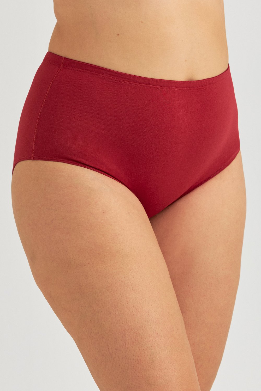 4-pack Organic Cotton maxi panty red