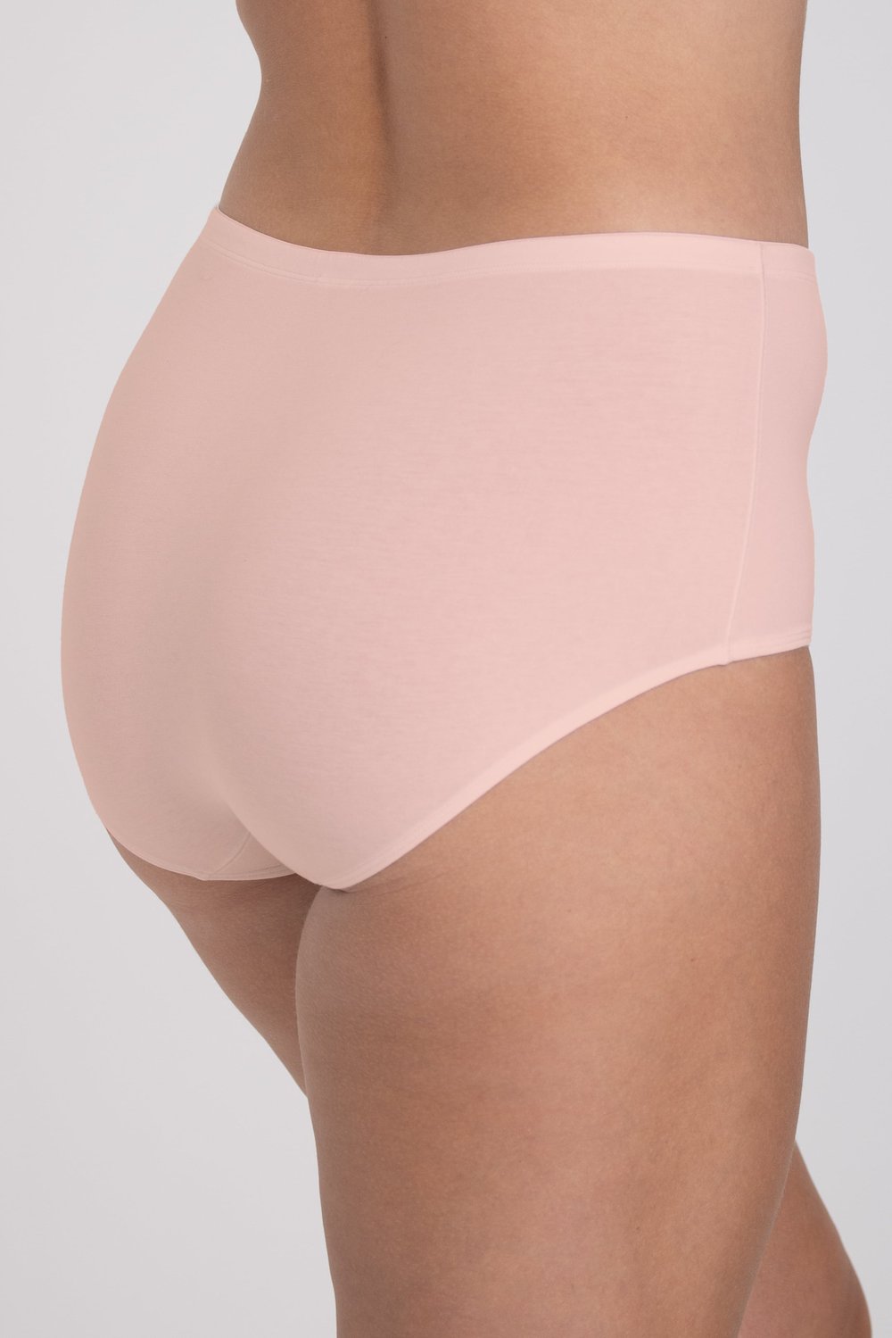 4-pack Organic Cotton maxi panty Dusty pink