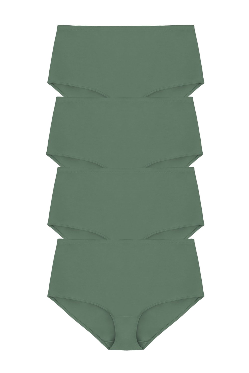 4-pack Organic Cotton maxi panty Green