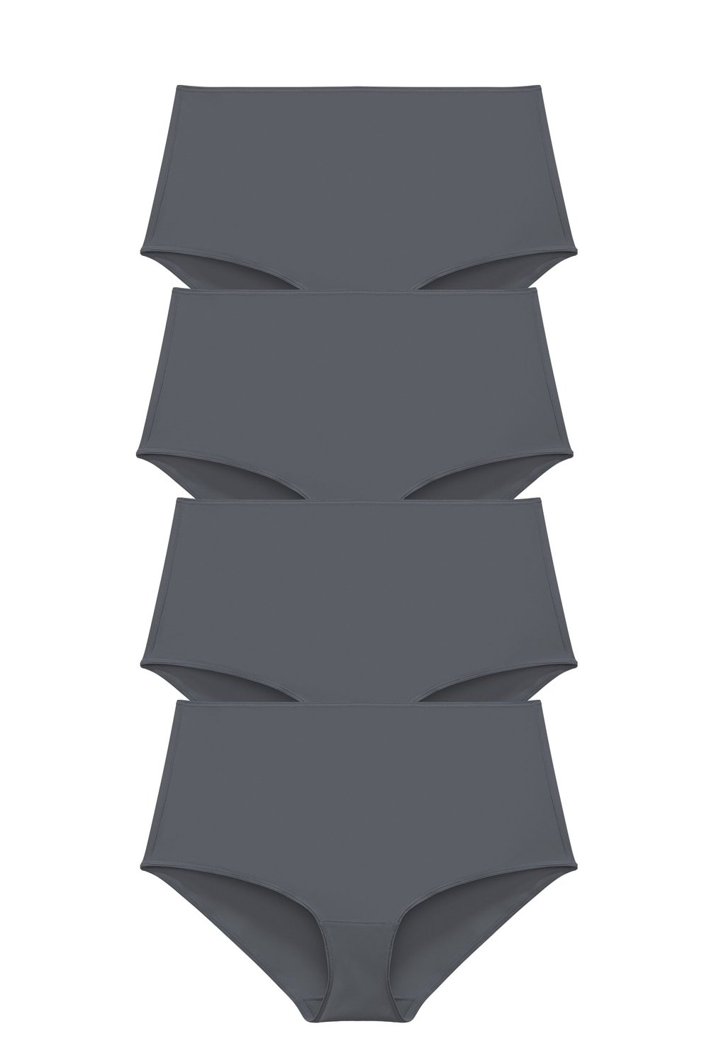 4-pack Recycled Comfort maxi panty dark grey