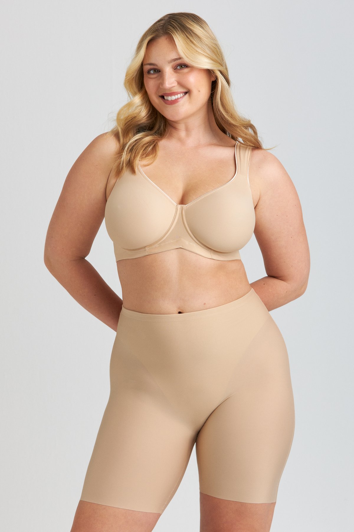 Cool Sensation panty with long legs - Front-Lined