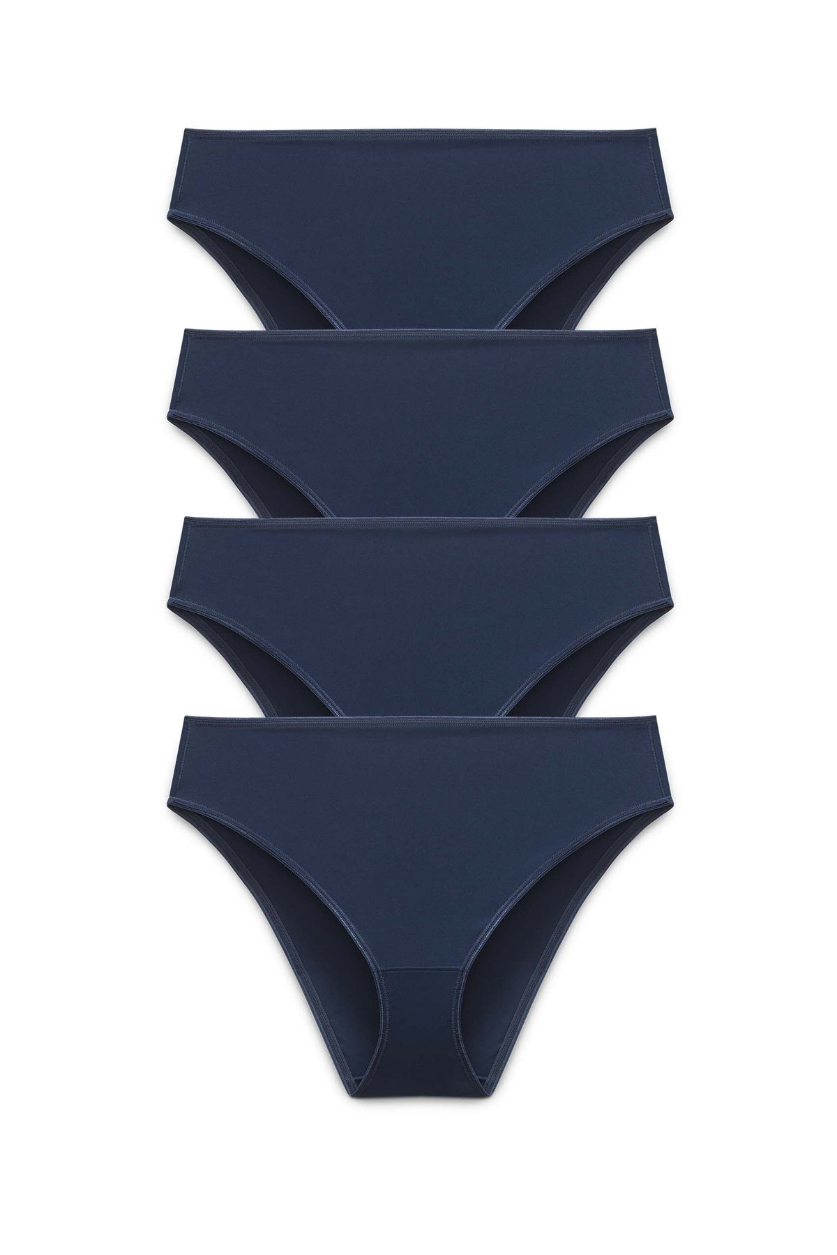4-pack Recycled Comfort brazilian panty dark blue