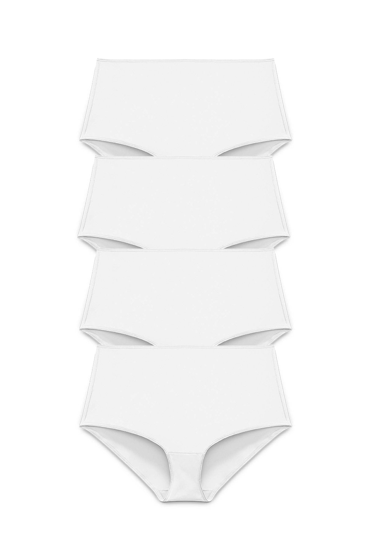 4-pack Recycled Comfort maxi panty white