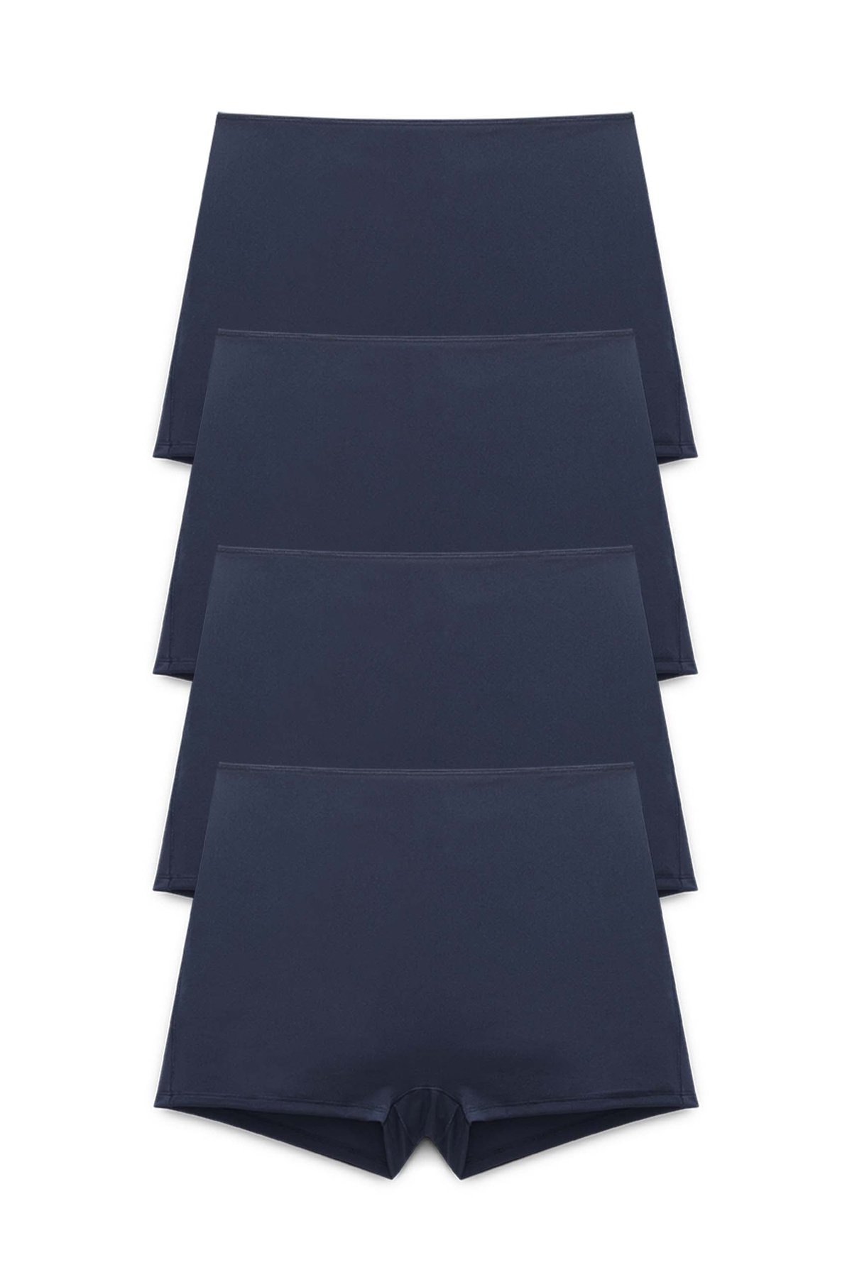 4-pack Recycled Comfort shorty panty dark blue