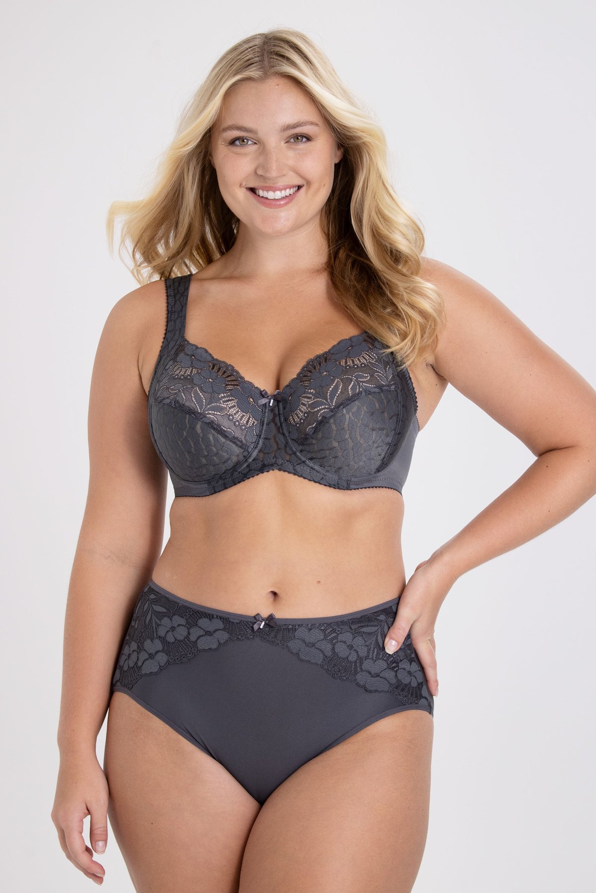 Jacquard & Lace bra