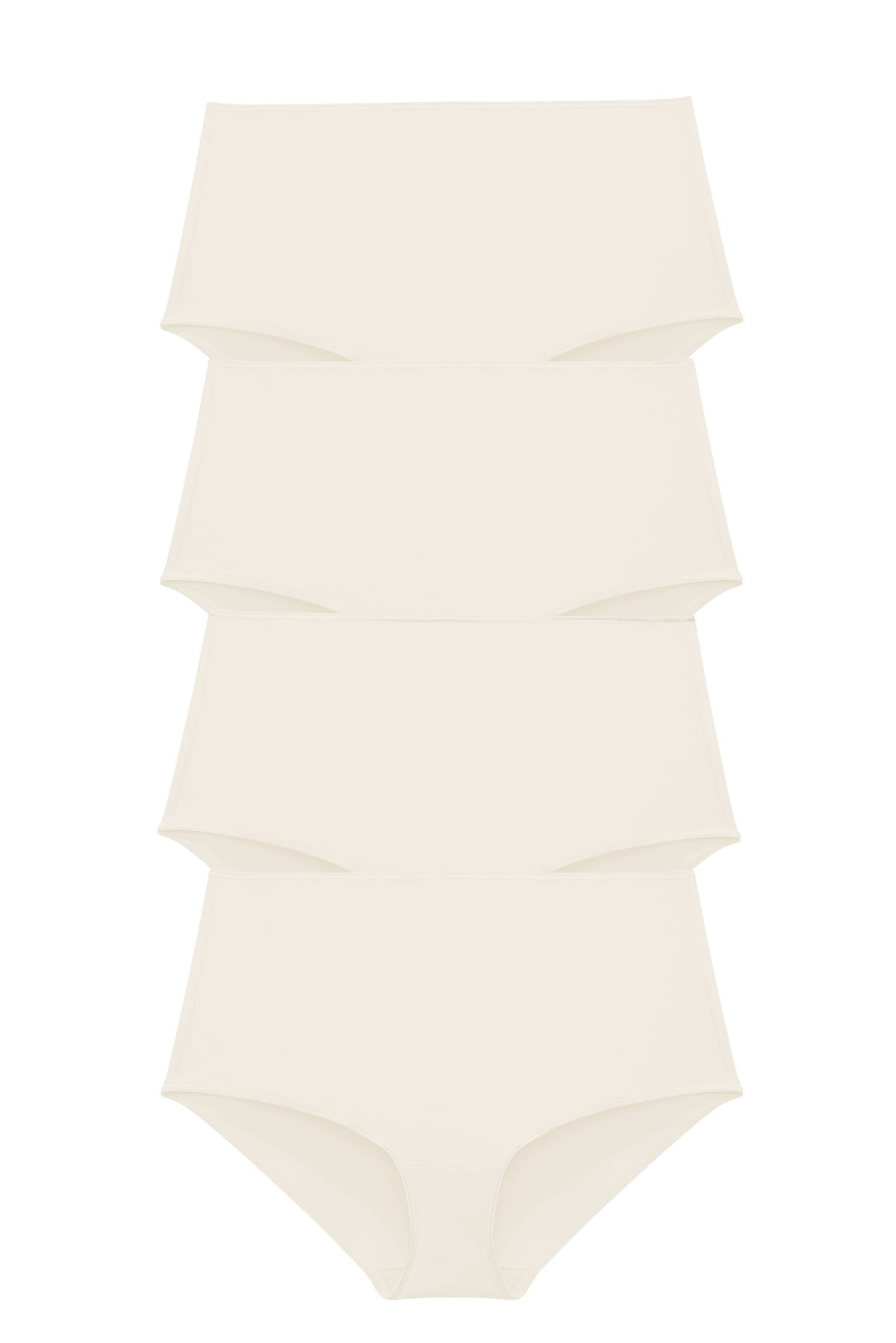 4-pack Recycled Comfort maxi panty champagne