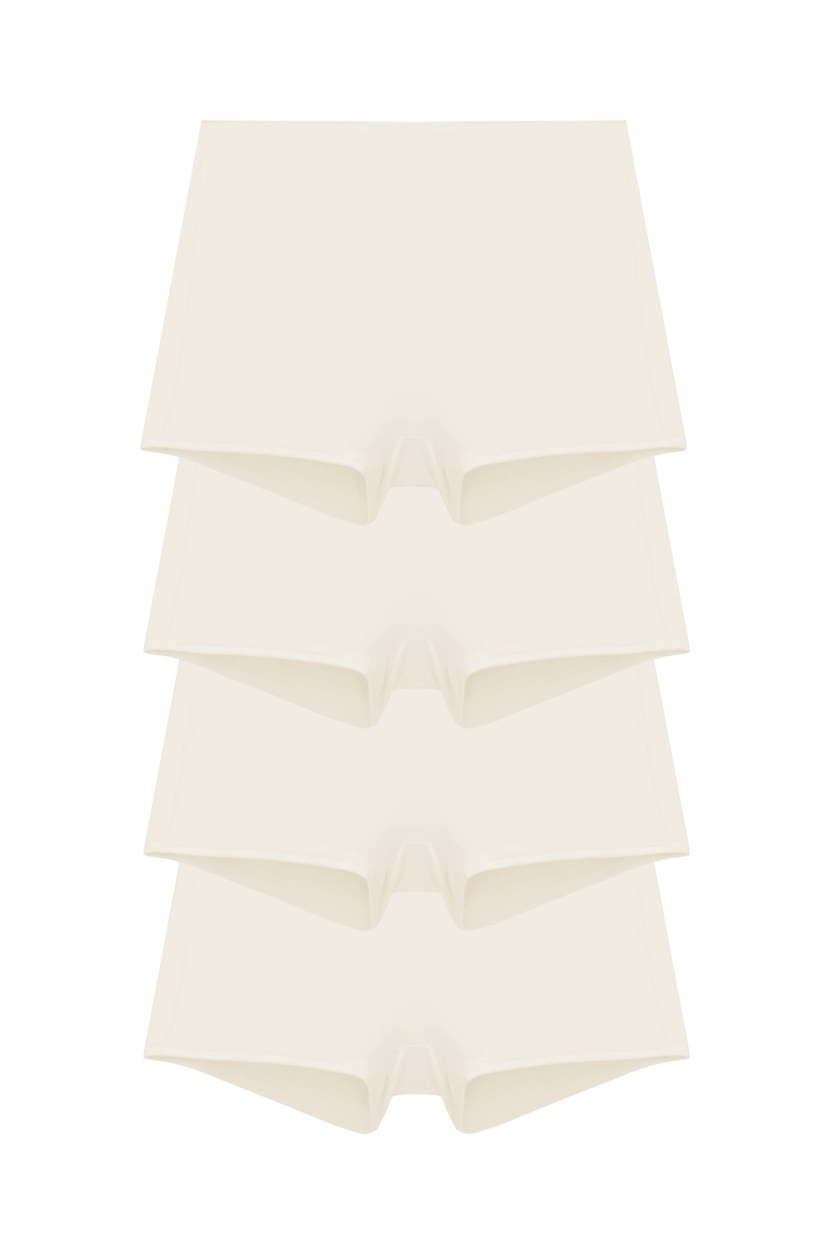 4-pack Recycled Comfort shorty panty champagne
