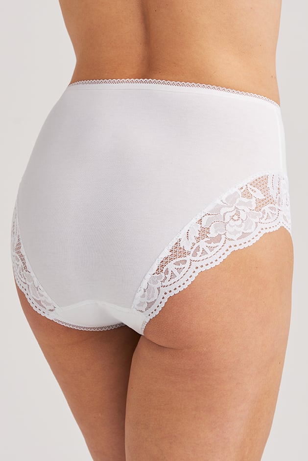 Basic maxi panty with lace
