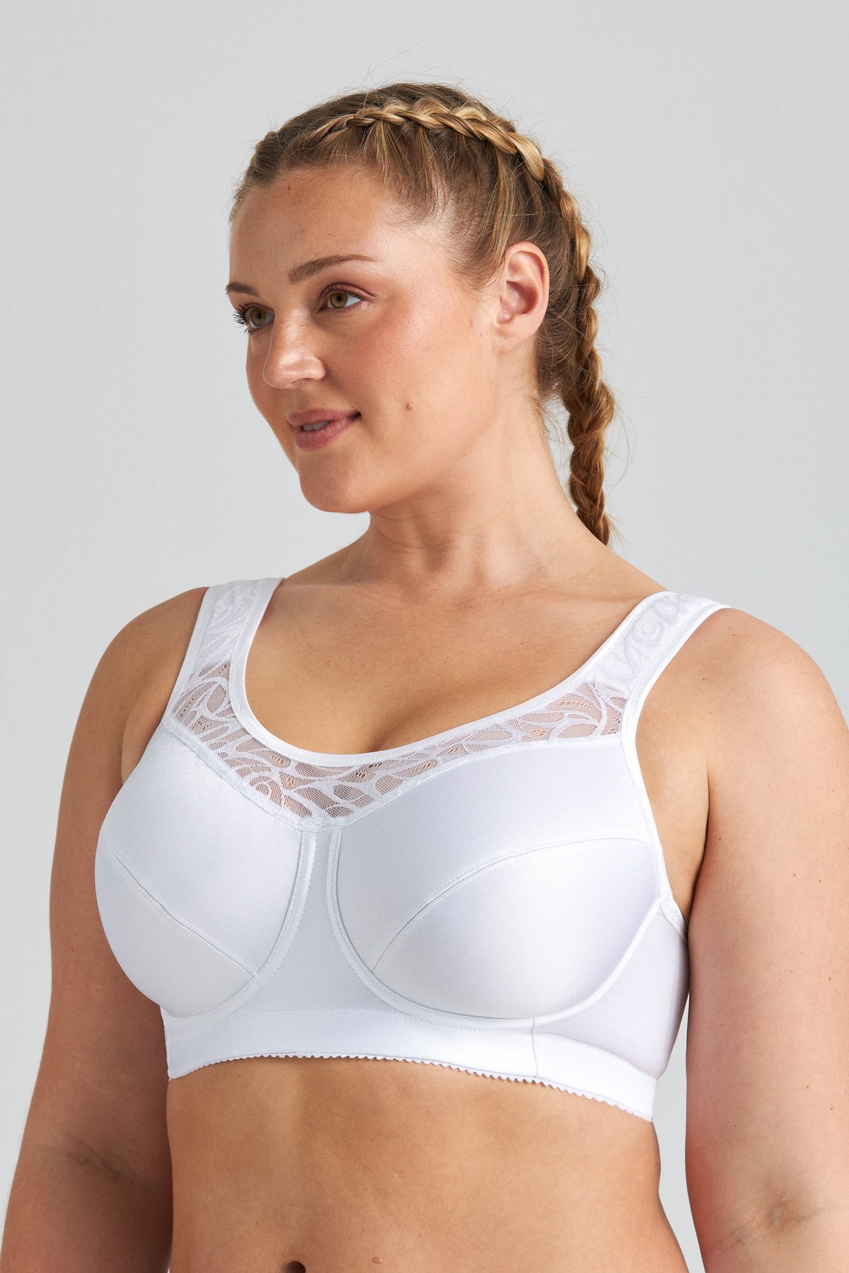 Cotton simplex bra