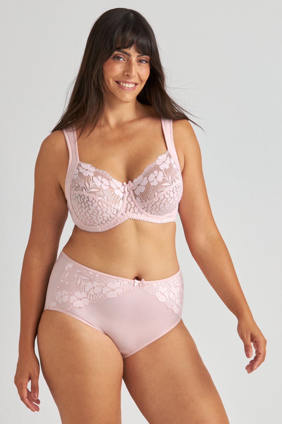 Jacquard & lace trosa