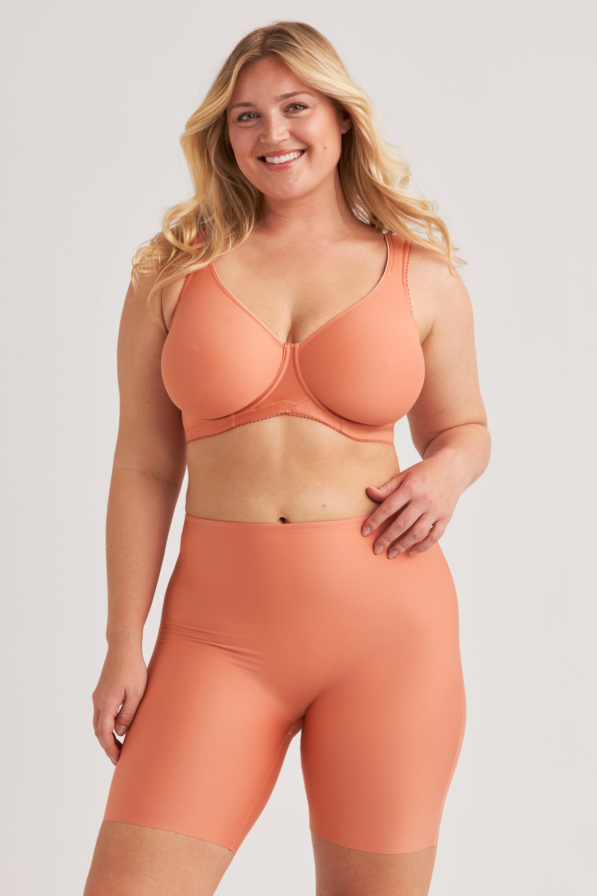 Cool Sensation panty with long legs - Front-Lined