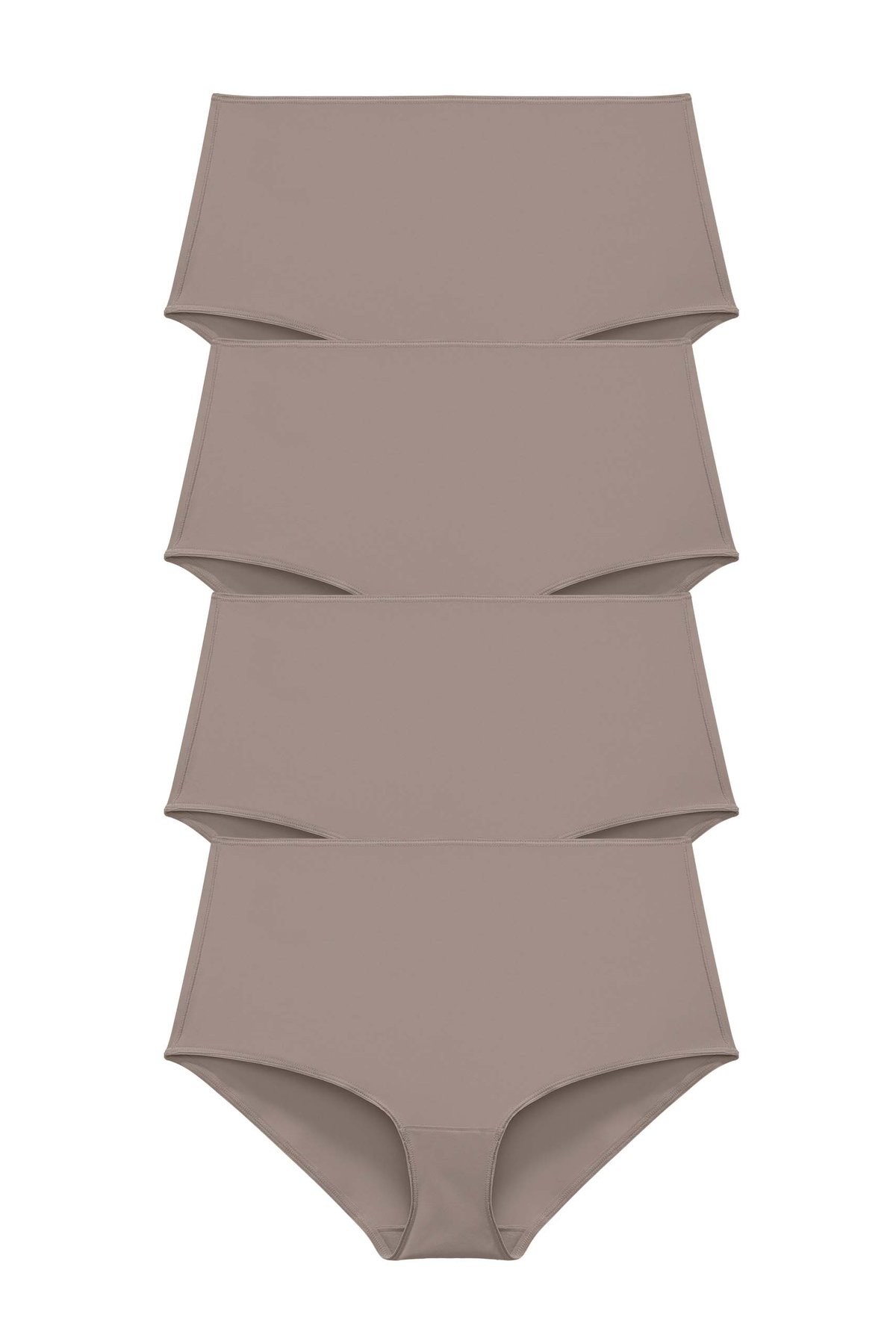 4-pack Recycled Comfort maxi panty Taupe