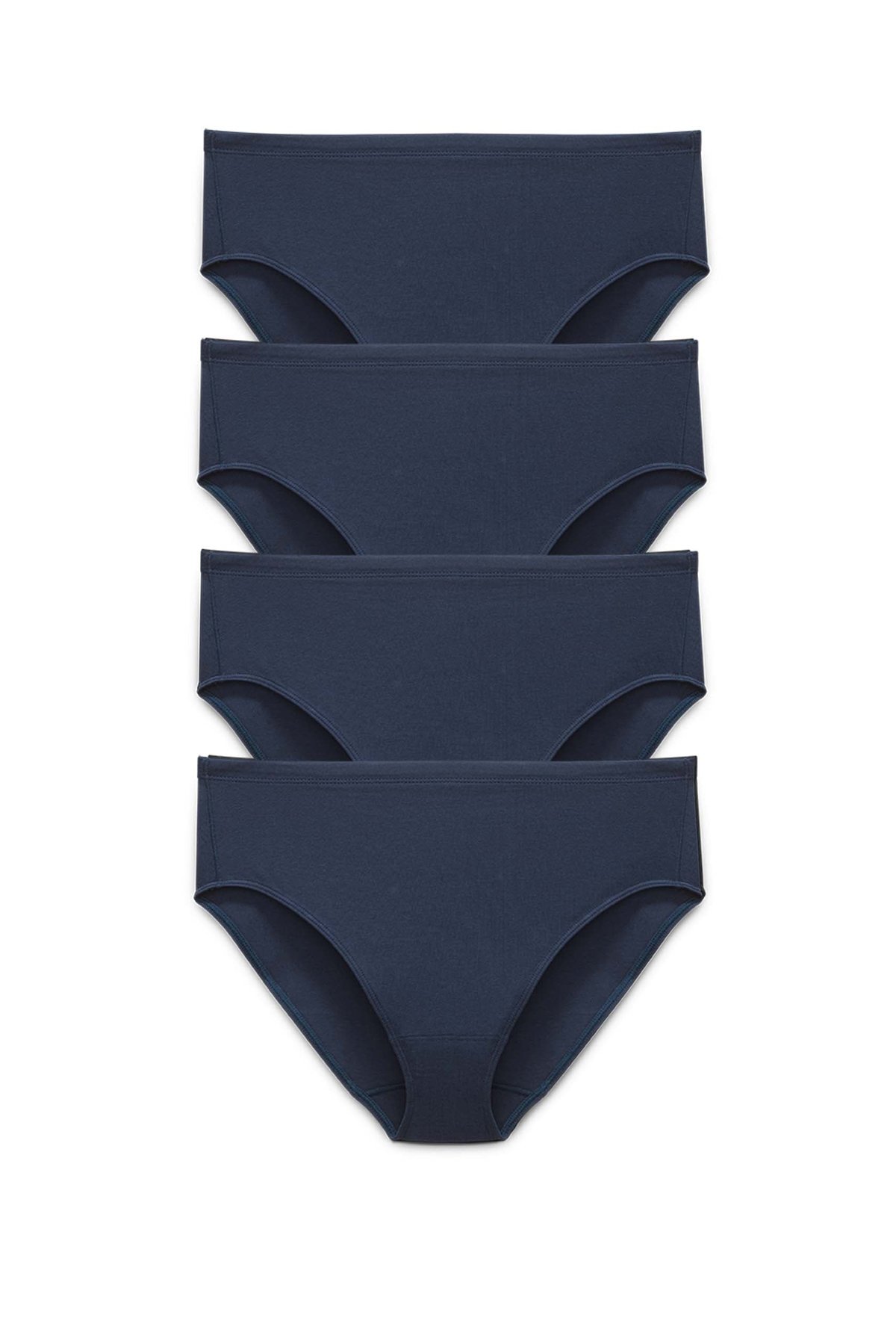 4-pack Organic Cotton midi panty dark blue