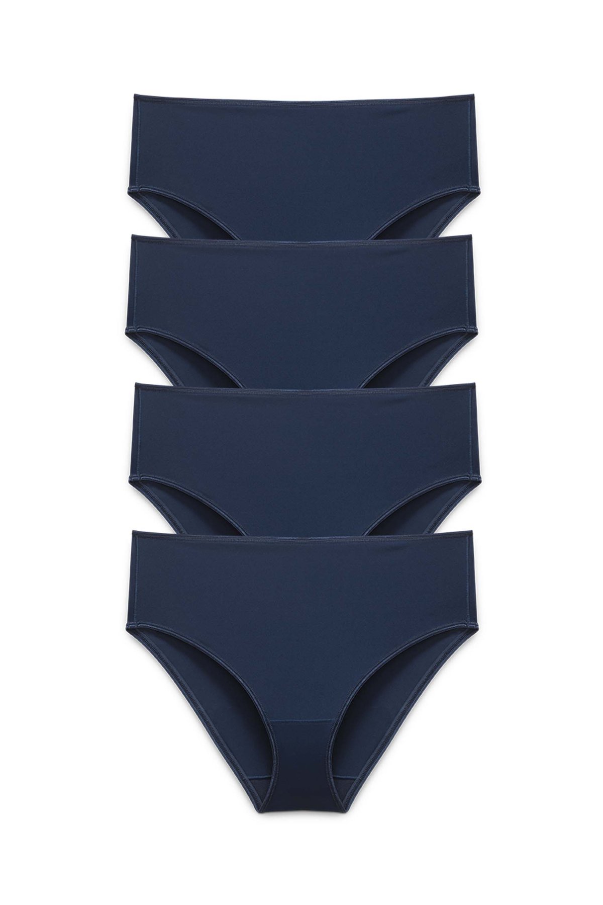 4-pack Recycled Comfort midi panty dark blue