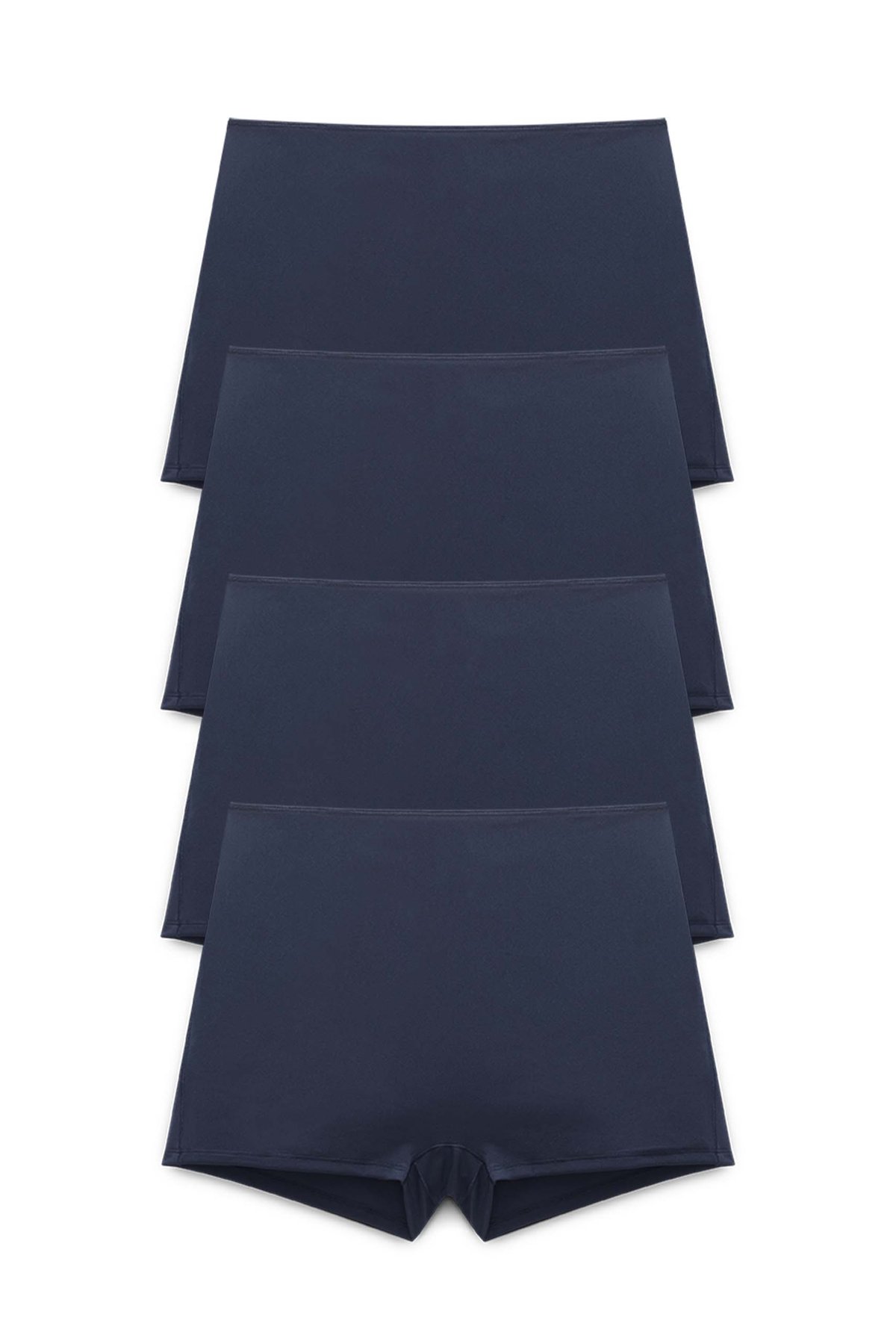4-pack Recycled Comfort shorty panty dark blue