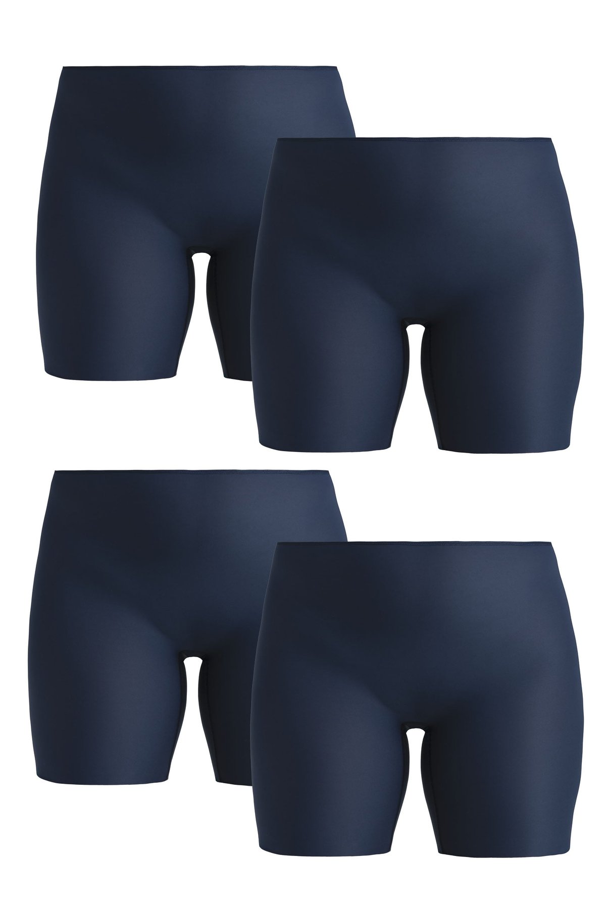 4-pack Cool Sensation panty with long legs dark blue