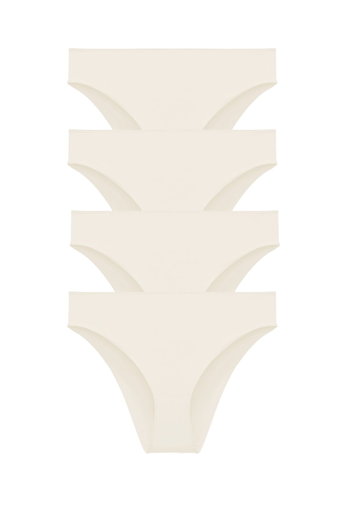 4-pack Recycled Comfort brazilian panty champagne