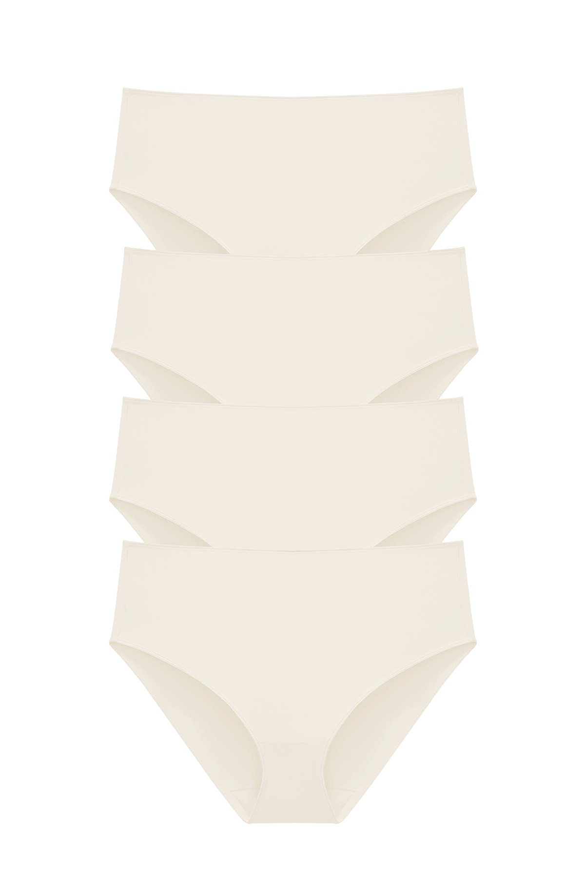 4-pack Recycled Comfort midi panty champagne