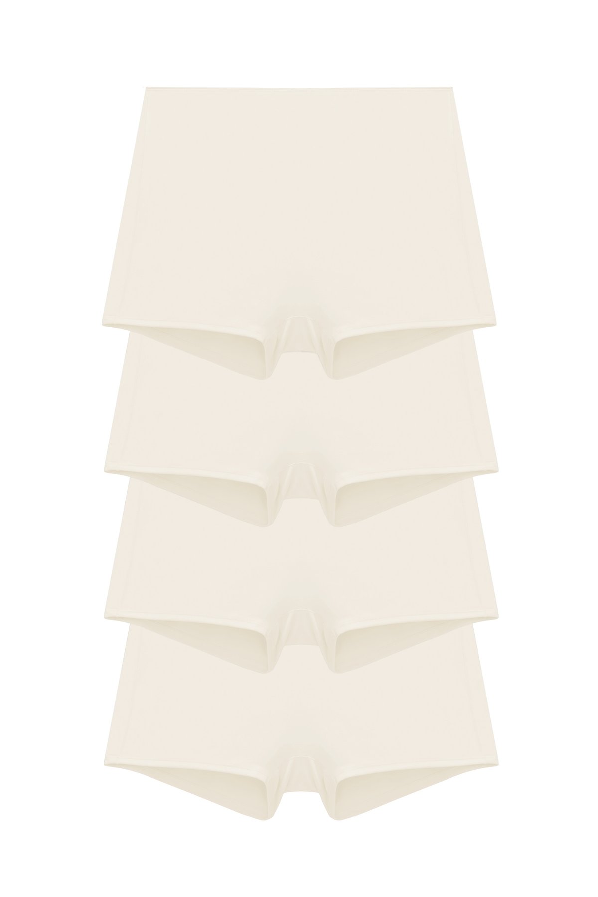 4-pack Recycled Comfort shorty panty champagne
