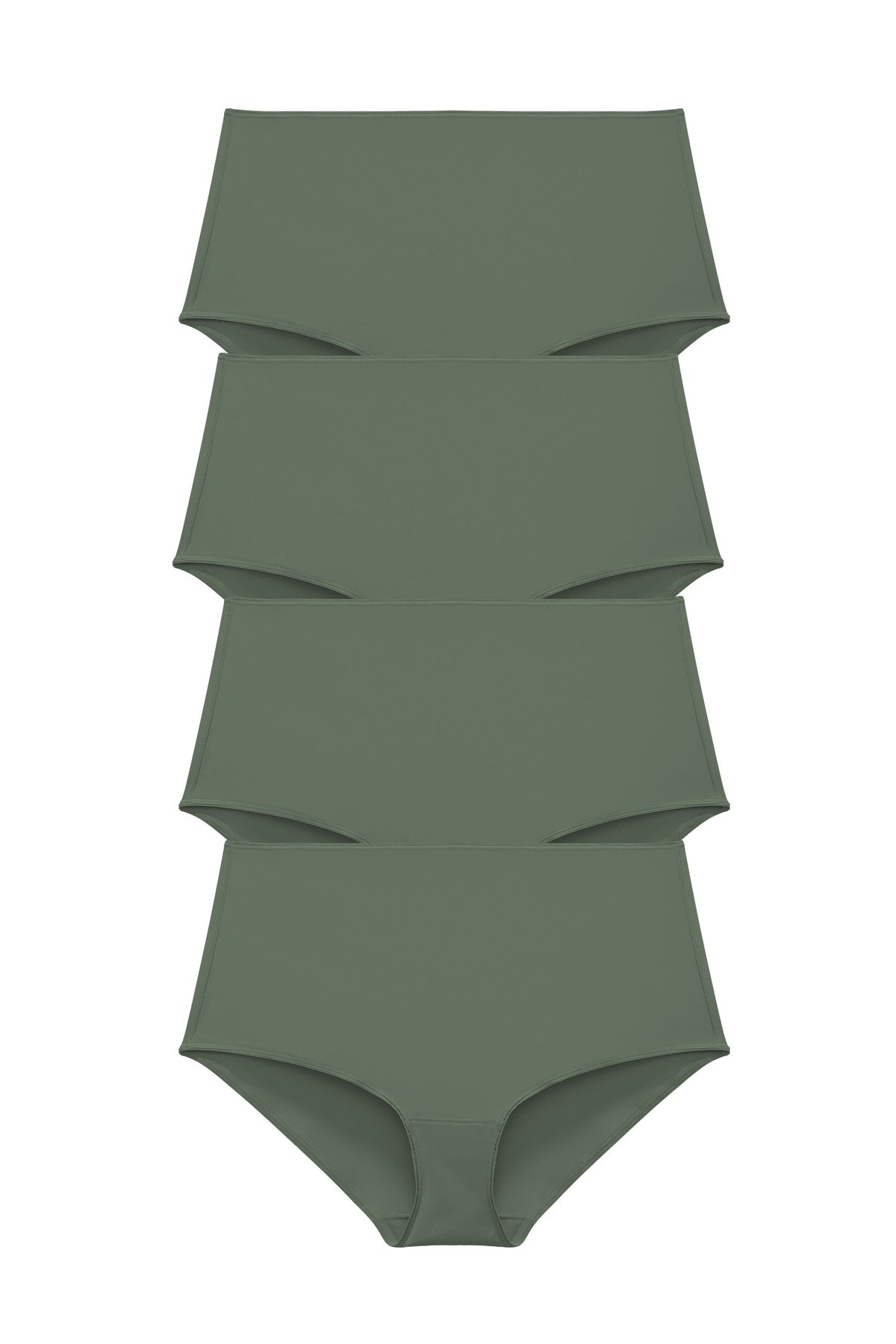 4-pack Recycled Comfort maxi panty Green